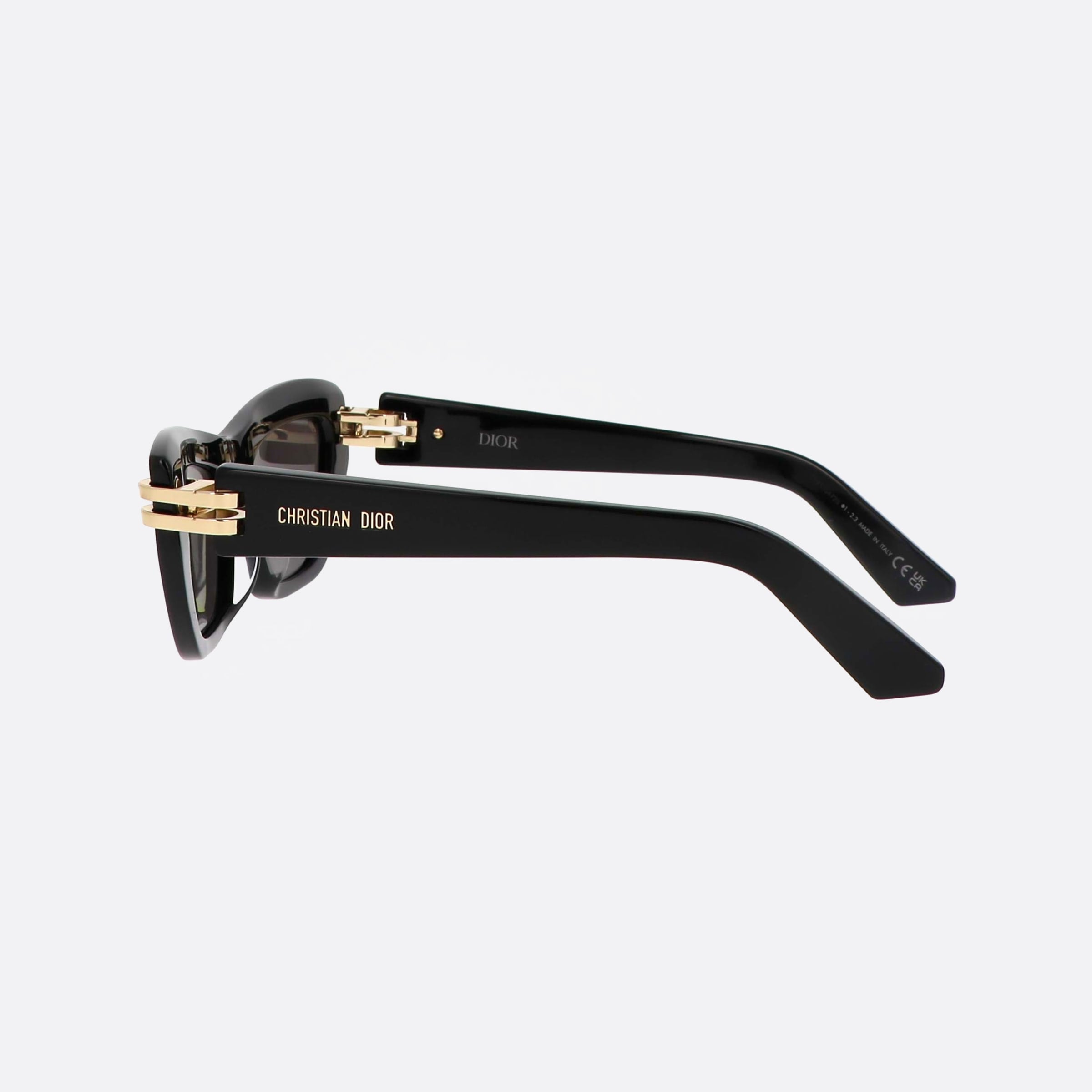 Dior 52mm Cdior B2u 10a0 Black Butterfly Women Sunglasses - Detail View