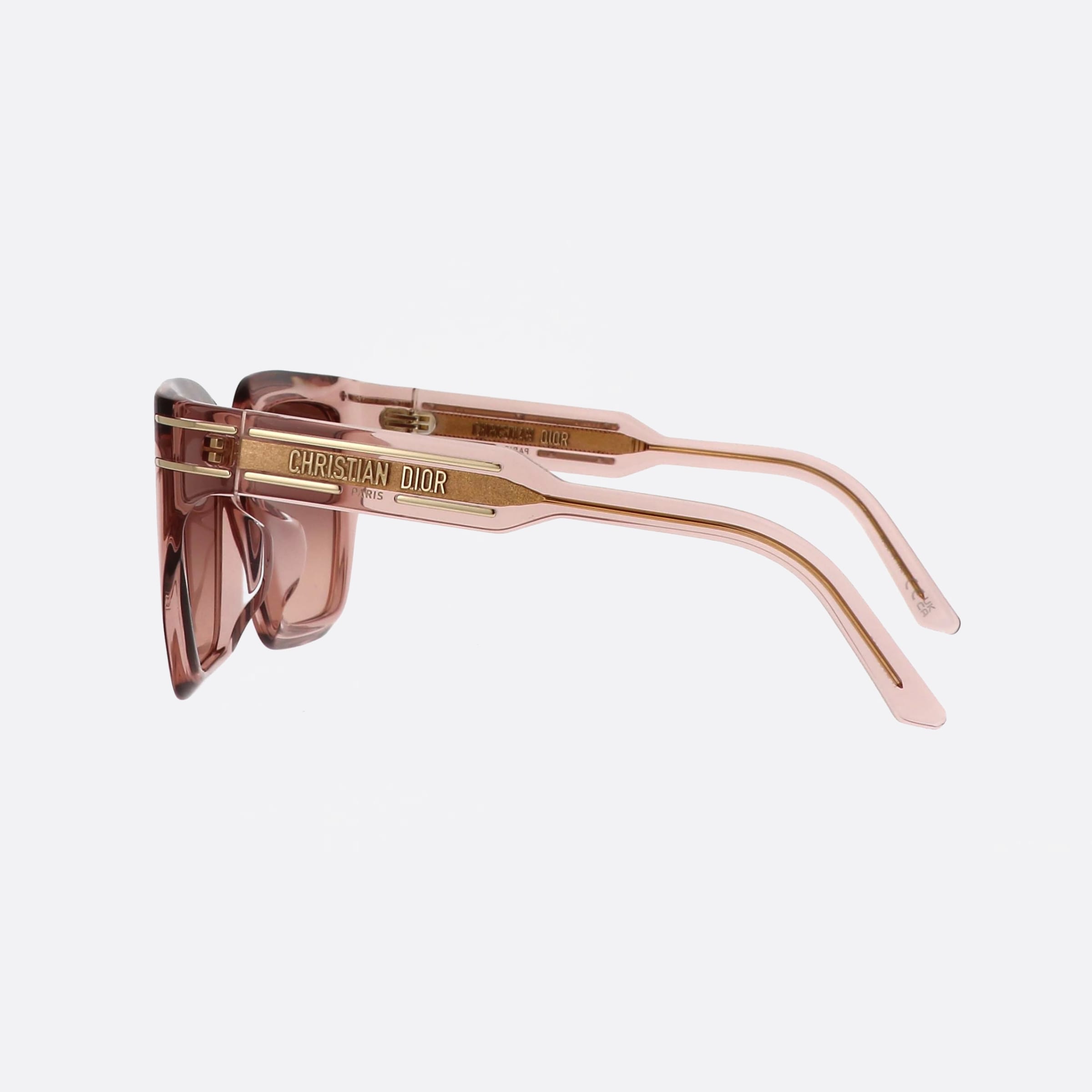 Dior 55mm Signature S10f 40f1 Pink Unisex Sunglasses - Detail View