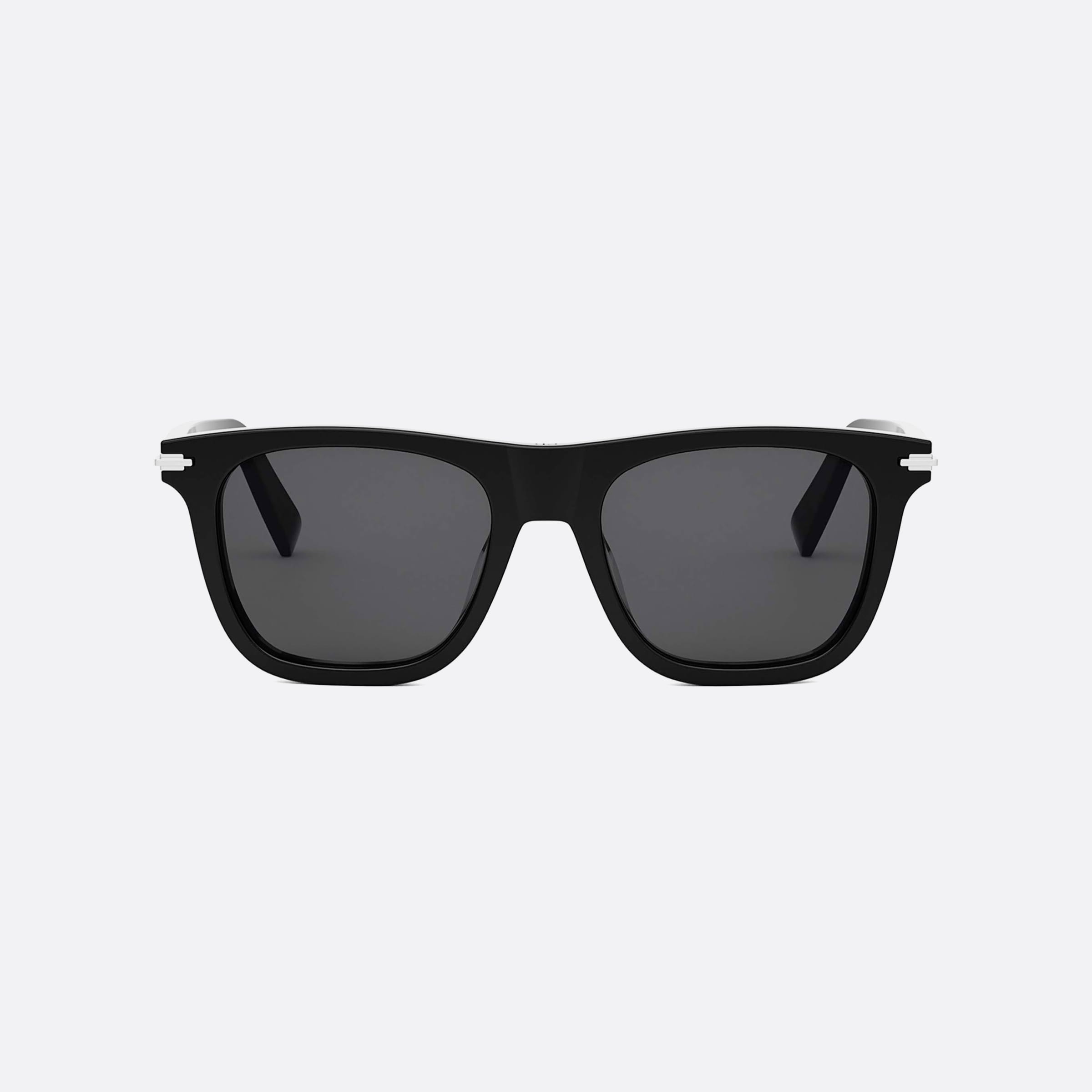 Dior 53mm Blacksuit S13i 10a0 Black Squared Men Sunglasses - Side View