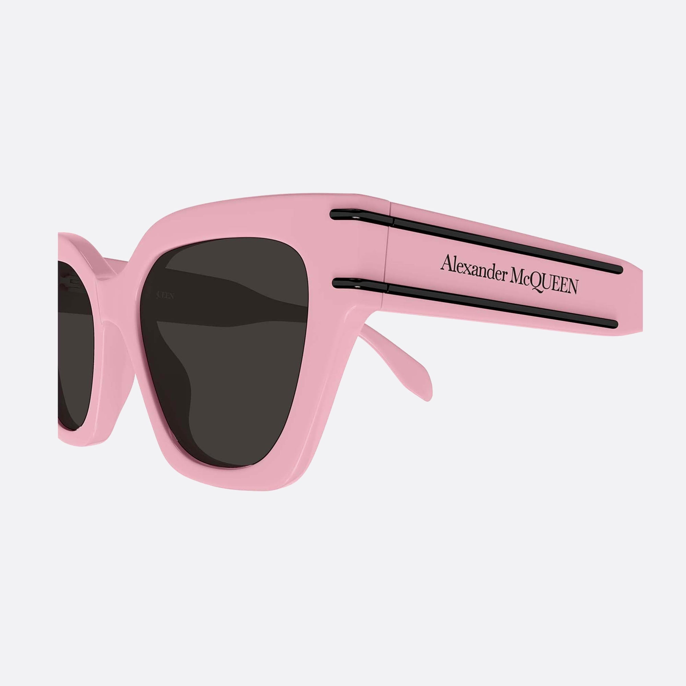 Alexander 53mm Mcqueen Pink Cat Eye Women Sunglasses - Detail View
