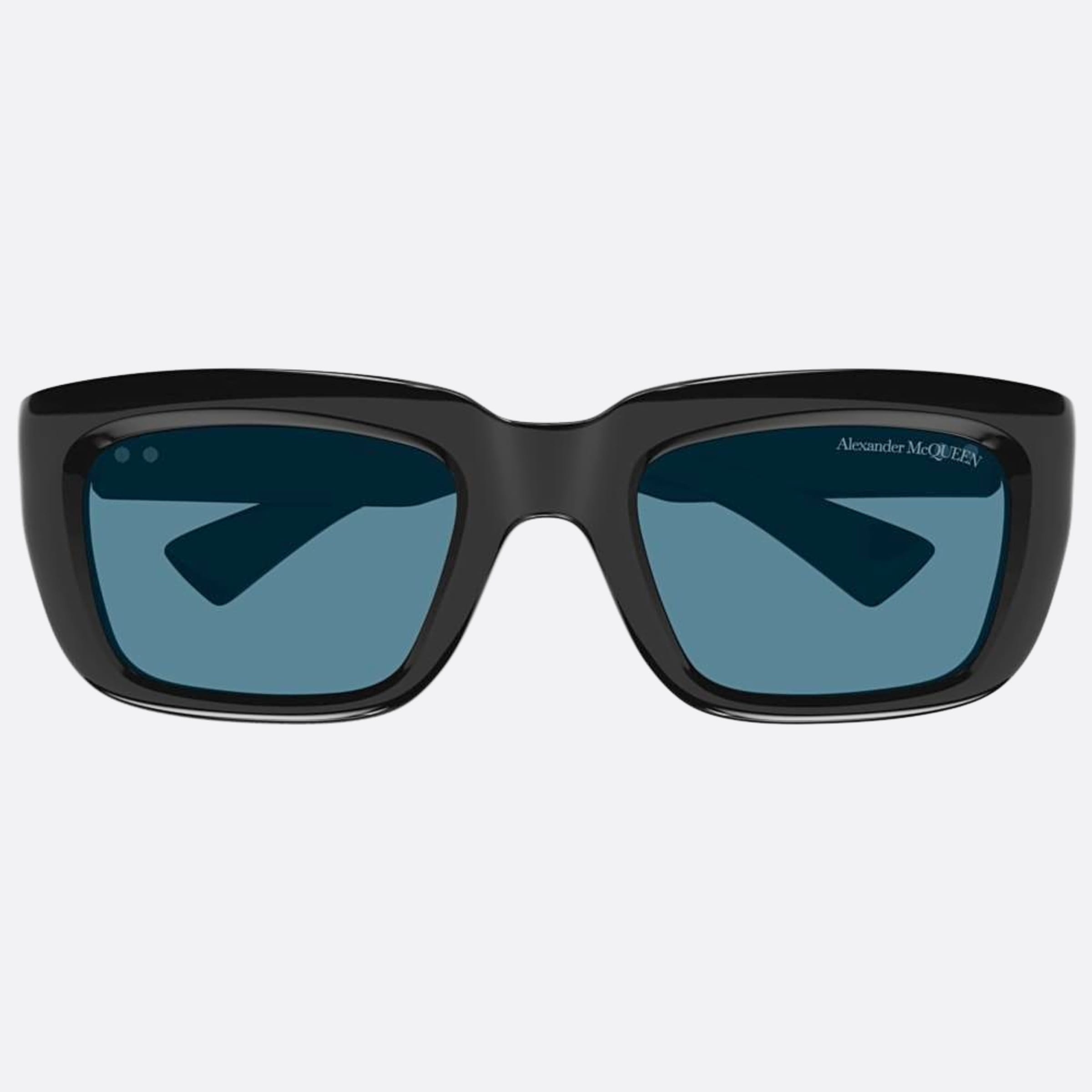 Alexander 54mm Mcqueen Black Squared Man Sunglasses - Main View