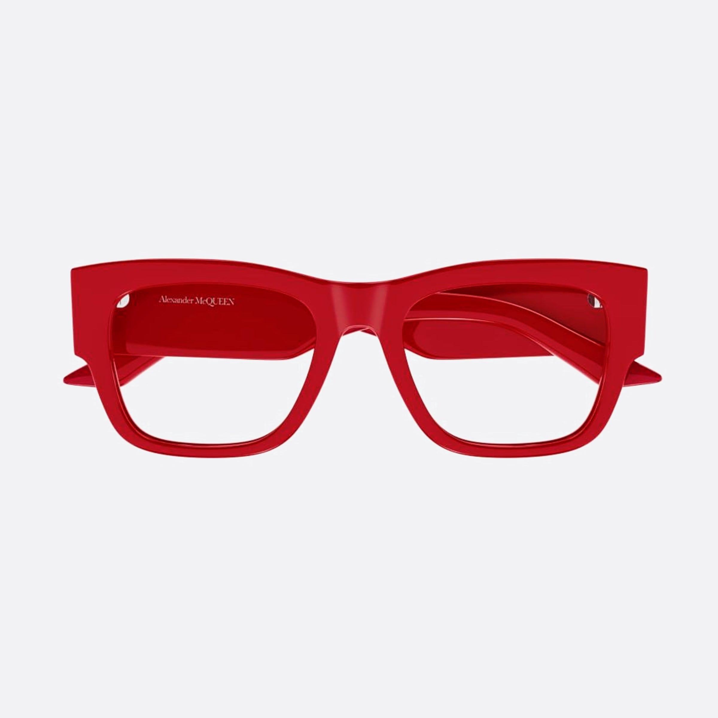 Alexander 52mm Mcqueen Red Squared Woman Eyeglasses - Main View
