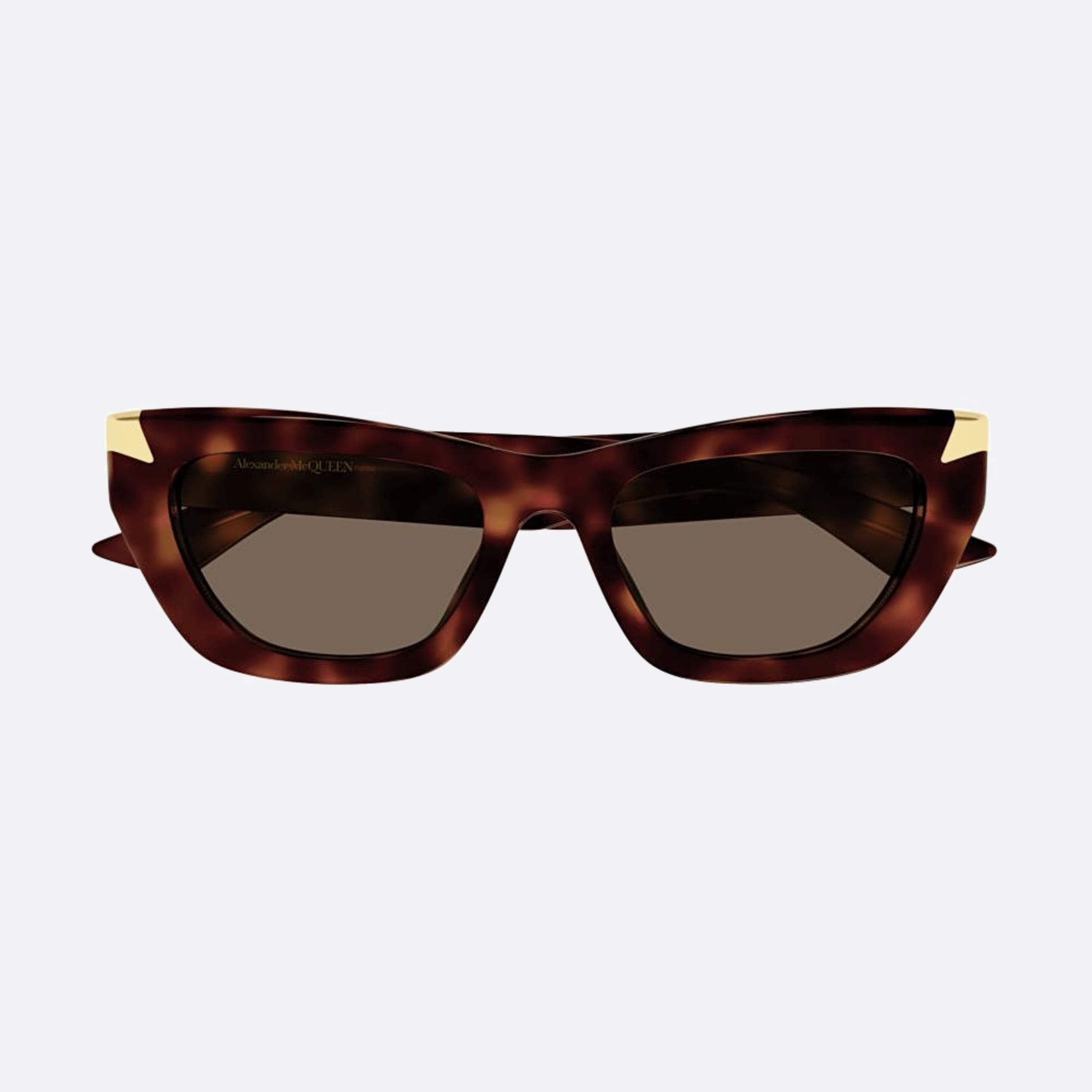 Alexander 53mm Mcqueen Am0440sa Havana Cat Eye Woman Sunglasses - Main View