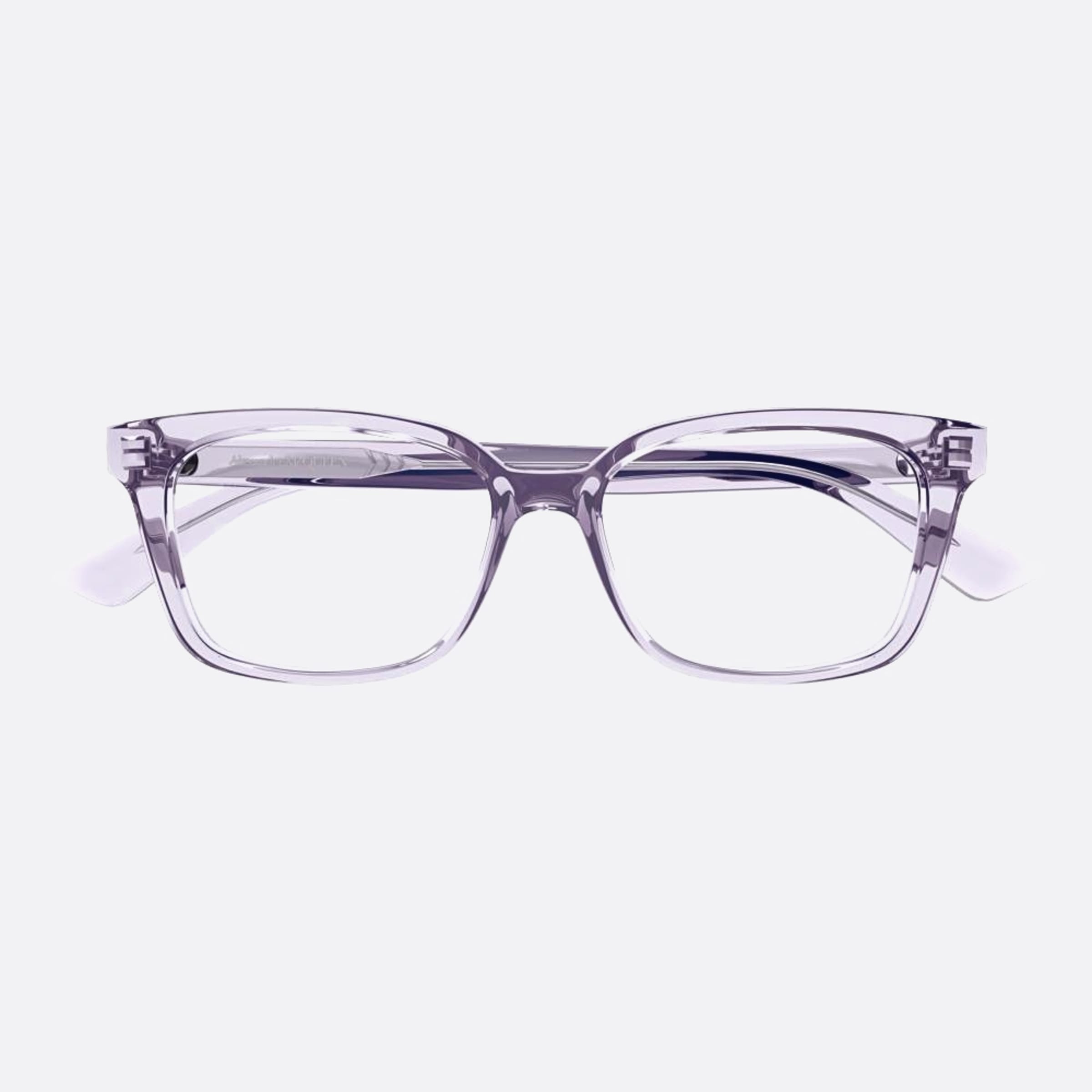 Alexander 52mm Mcqueen Violet Squared Woman Eyeglasses - Main View