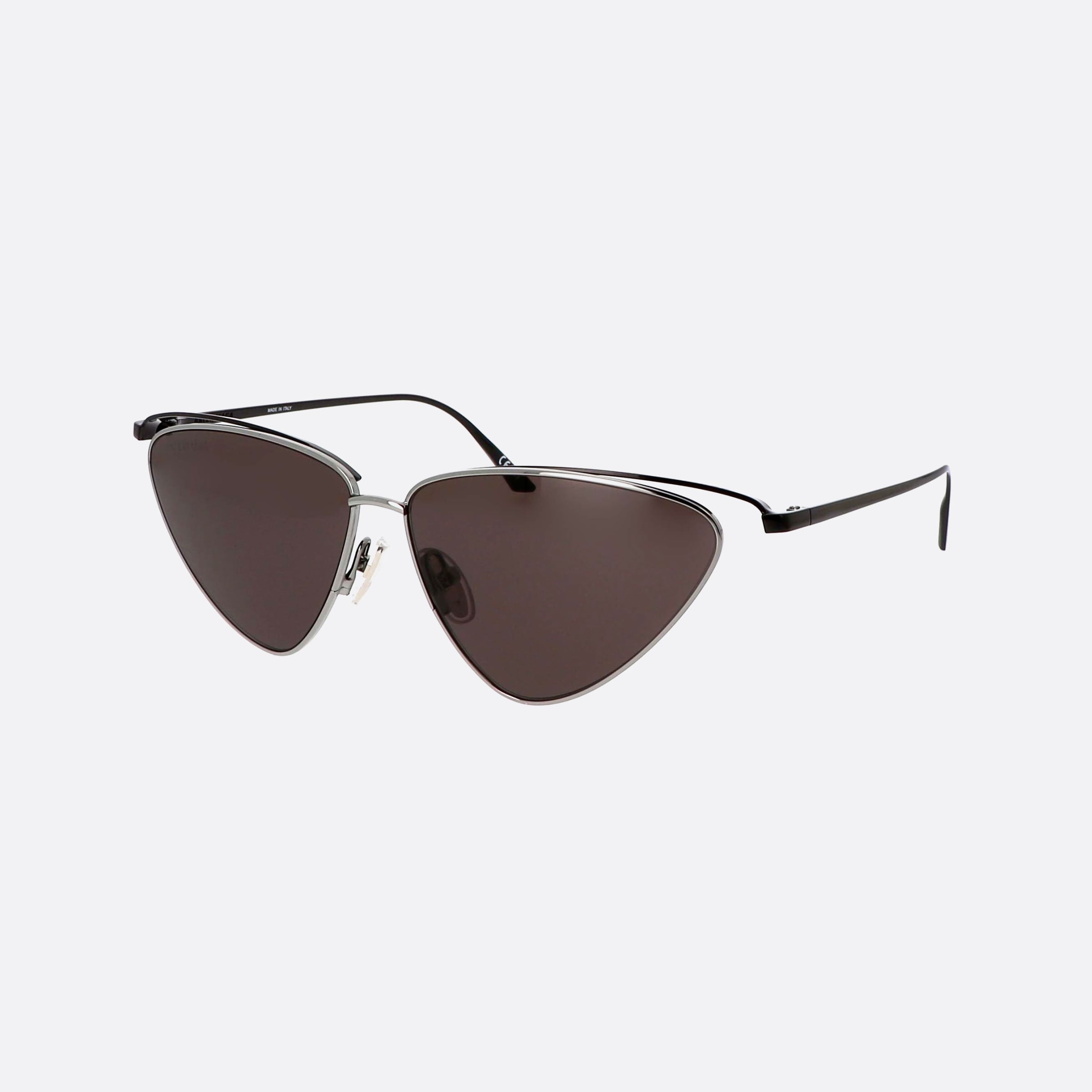 Balenciaga 60mm Black Oval Unisex Sunglasses - Main View