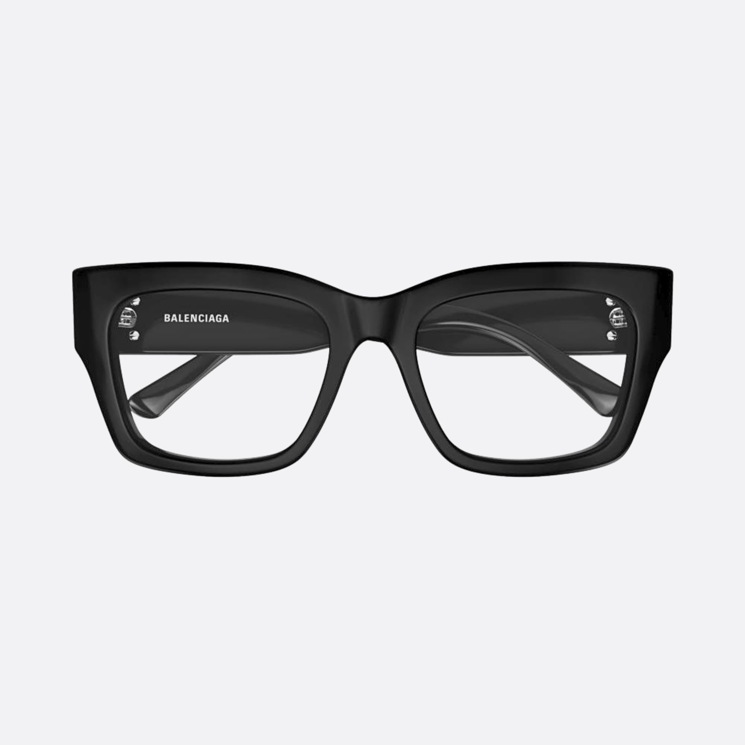 Balenciaga 54mm Black Squared Woman Eyeglasses - Main View