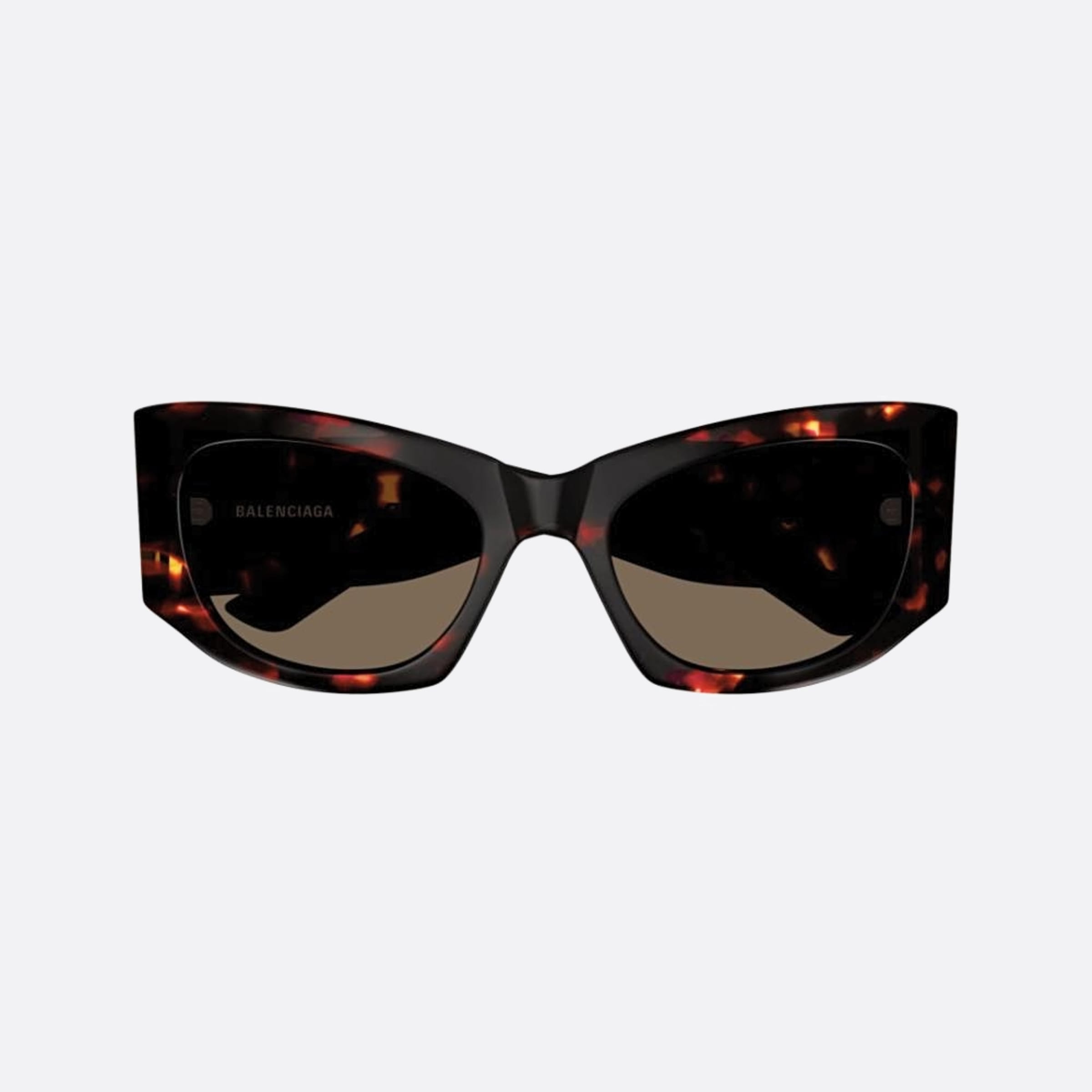 Balenciaga 54mm Havana Rectangle Woman Sunglasses - Main View