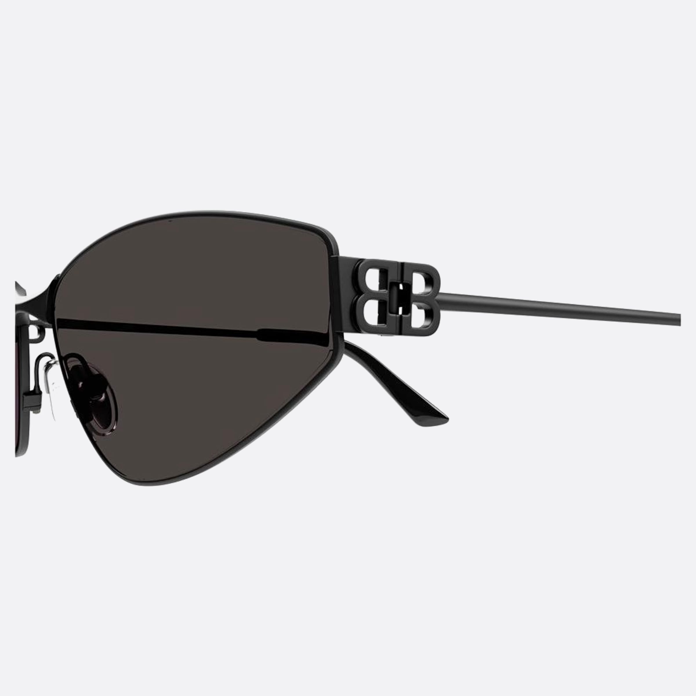 Balenciaga 65mm Black Cat Eye Woman Sunglasses - Detail View