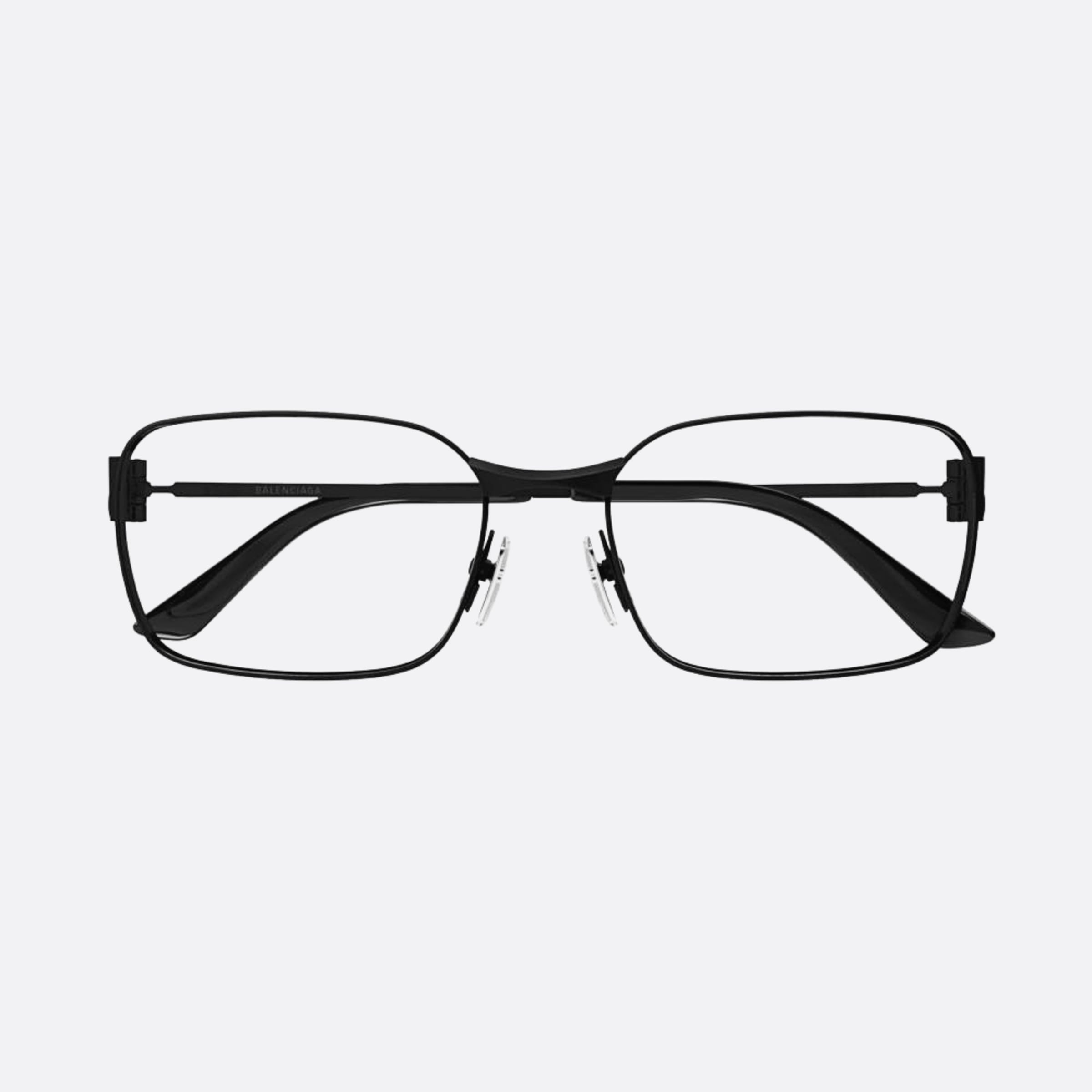 Balenciaga 57mm Black Rectangle Woman Eyeglasses - Main View