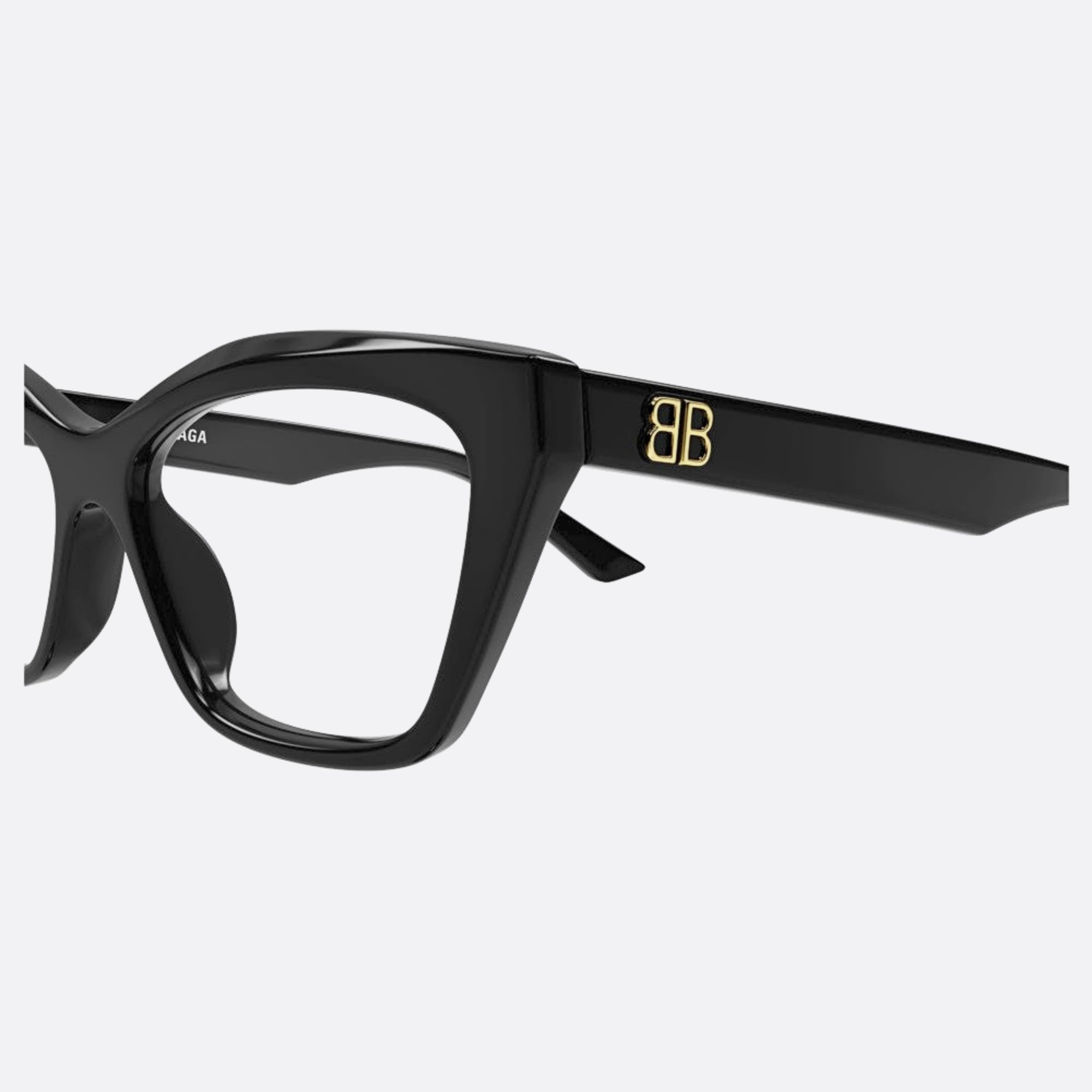 Balenciaga 52mm Black Butterfly Women Eyeglasses - Detail View