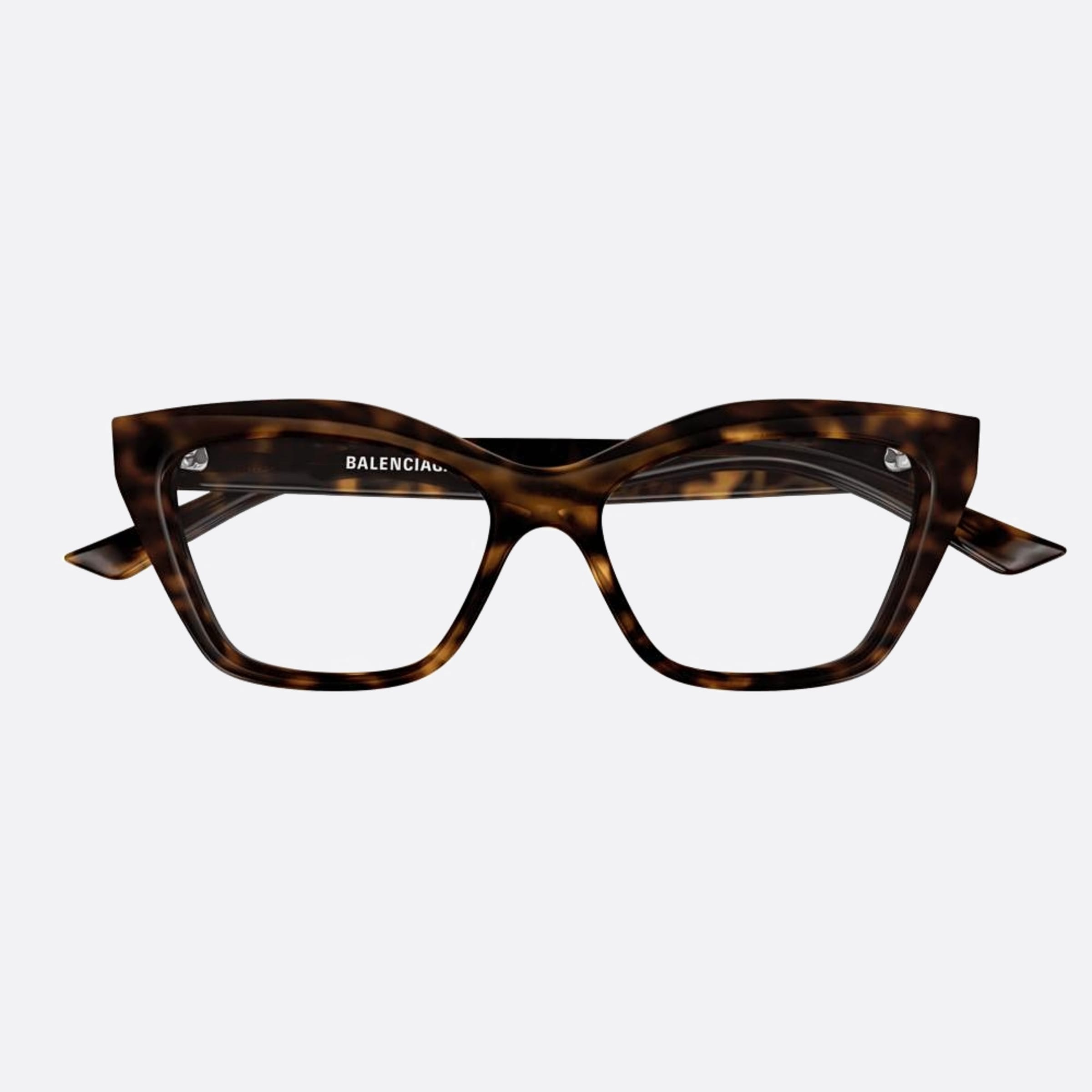 Balenciaga 55mm Havana Butterfly Woman Eyeglasses - Main View