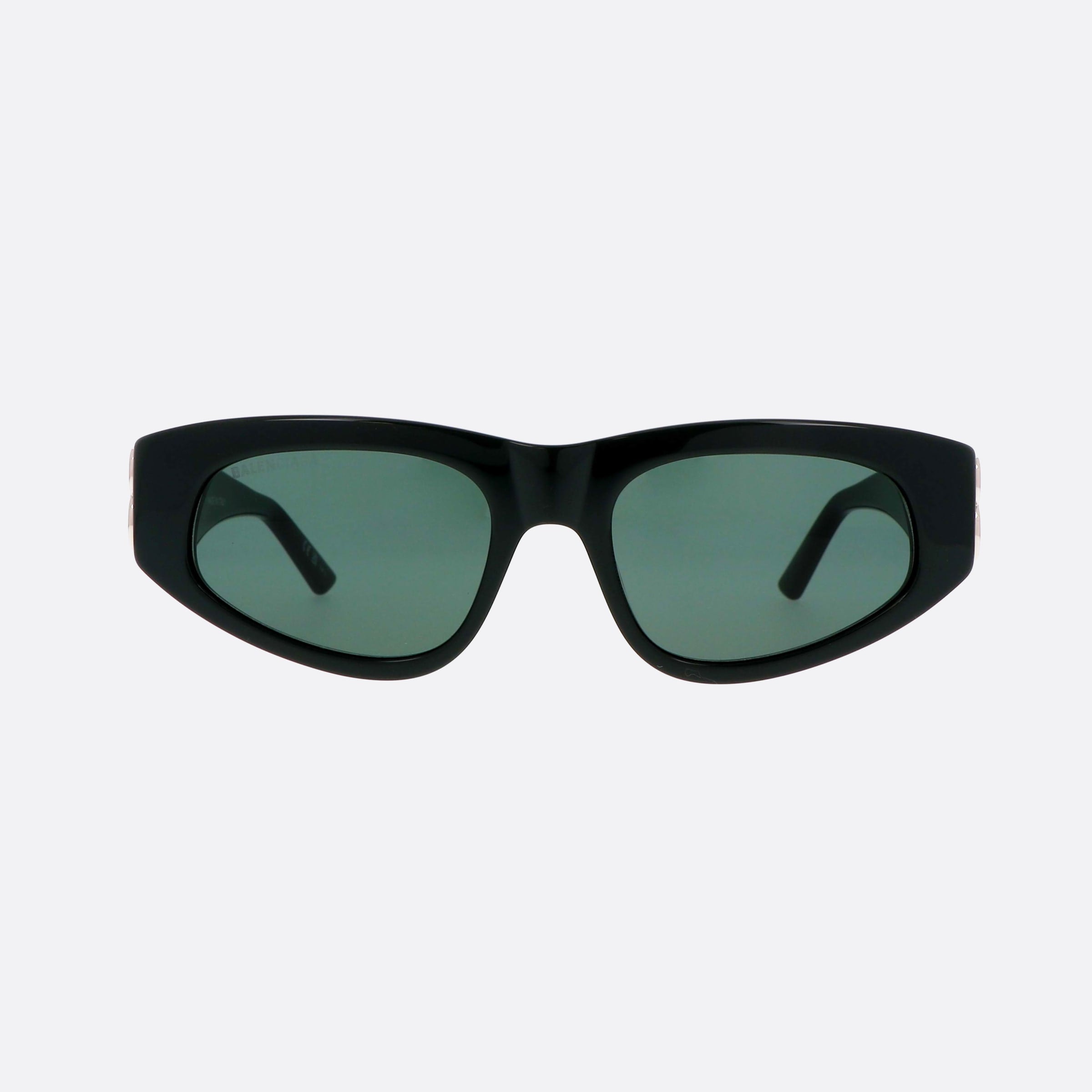 Balenciaga 53mm Dynasty Green Oval Woman Sunglasses - Side View