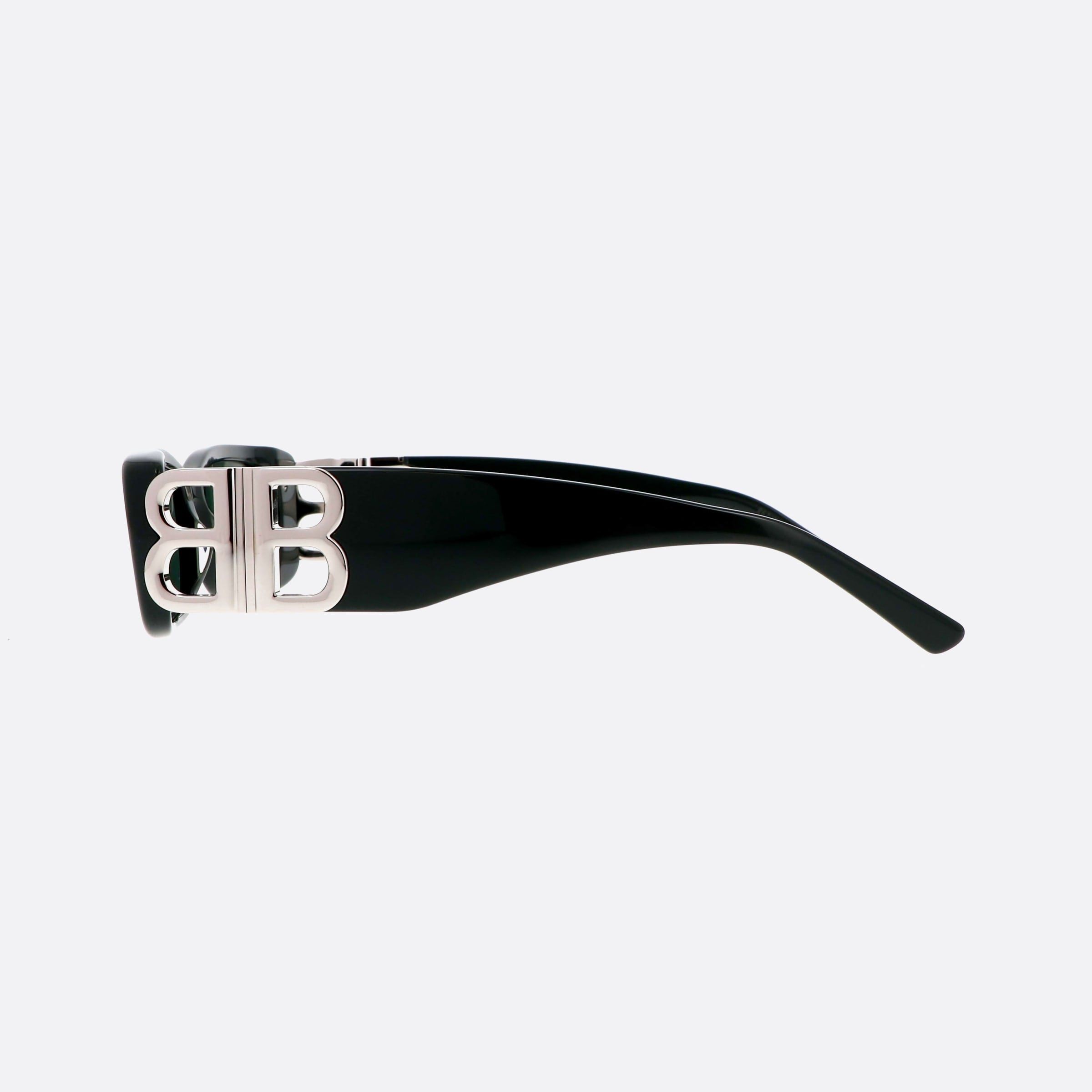 Balenciaga 51mm Everyday Green Rectangle Woman Sunglasses - Detail View