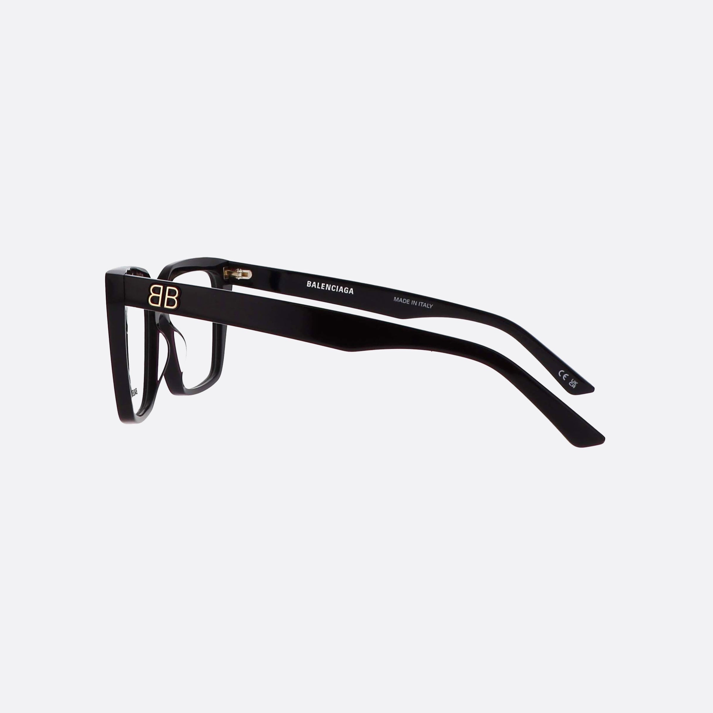Balenciaga 53mm Everyday Purple Square Woman Eyeglasses - Detail View