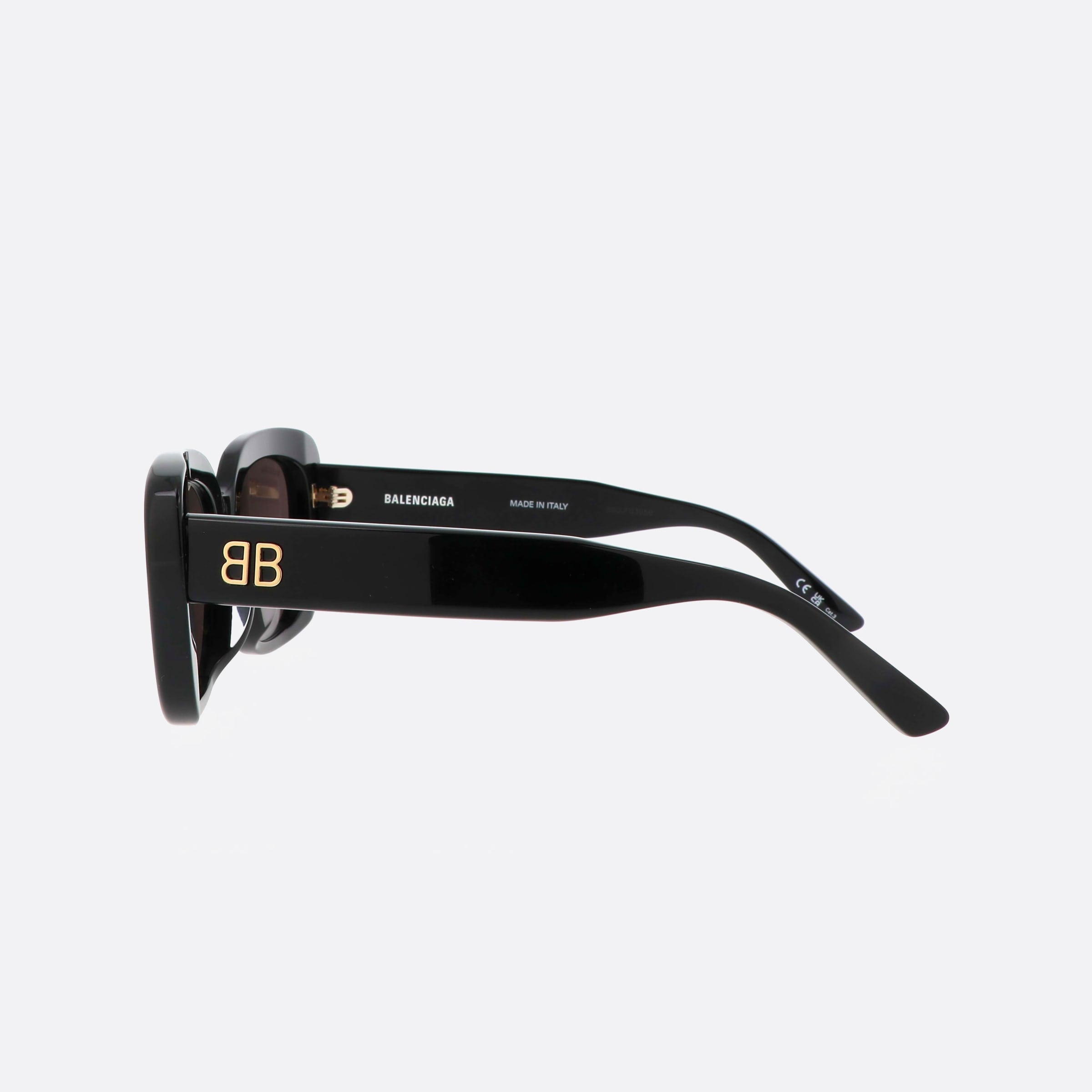 Balenciaga 54mm Everyday Bb0295sk Black Geometric Woman Sunglasses - Detail View