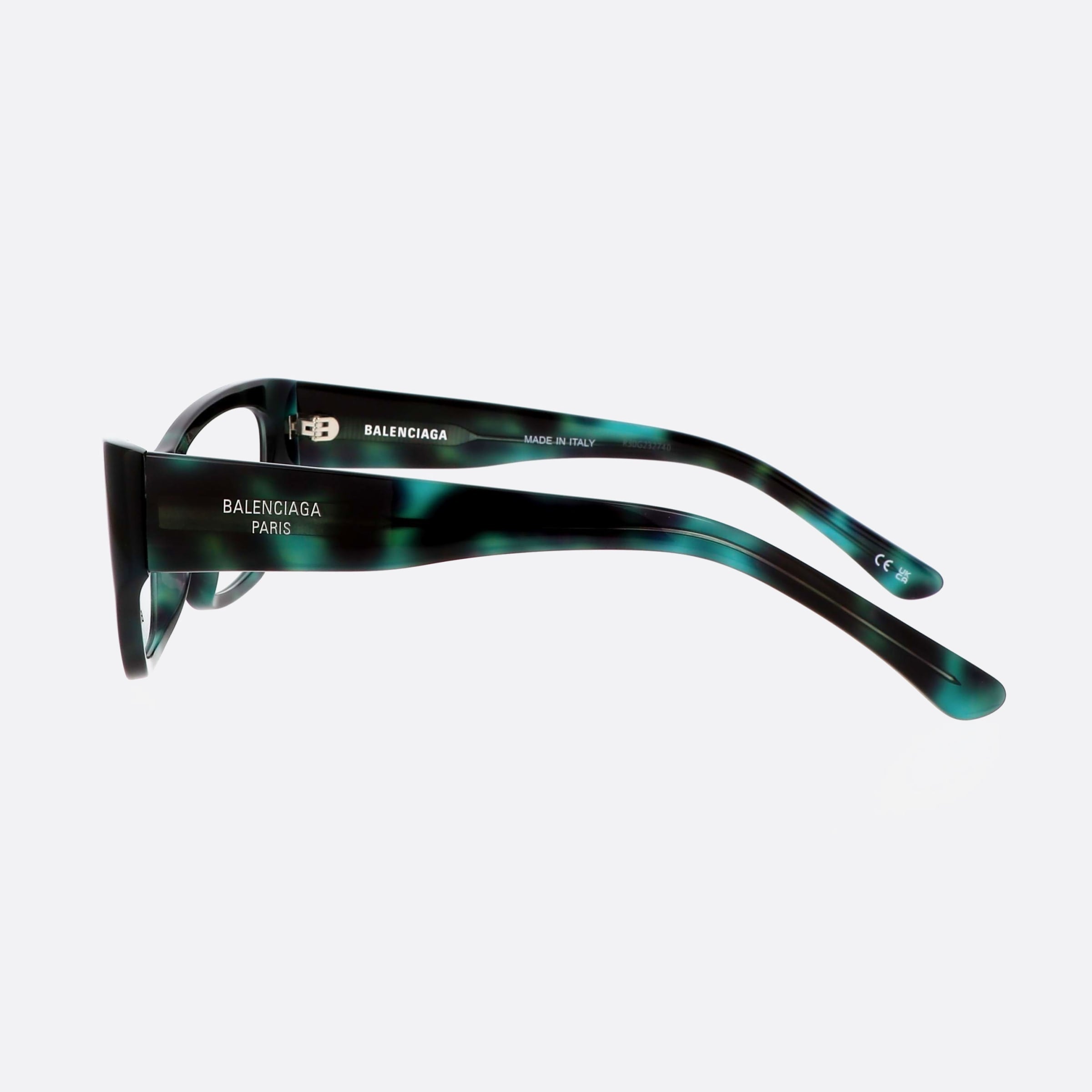 Balenciaga 55mm Everyday Tortoise Cat Eyes Woman Eyeglasses - Detail View