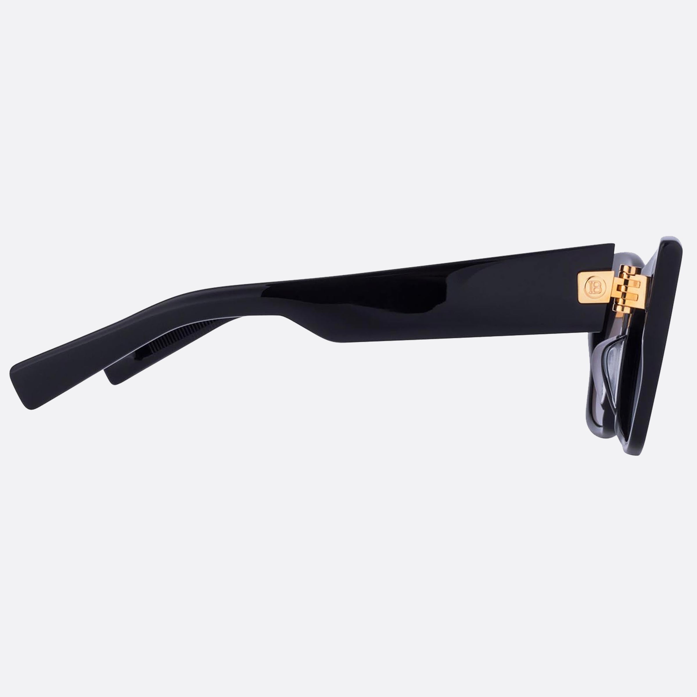 Balmain 55mm Nvy Gld Blue Cat Eye Women Sunglasses - Detail View