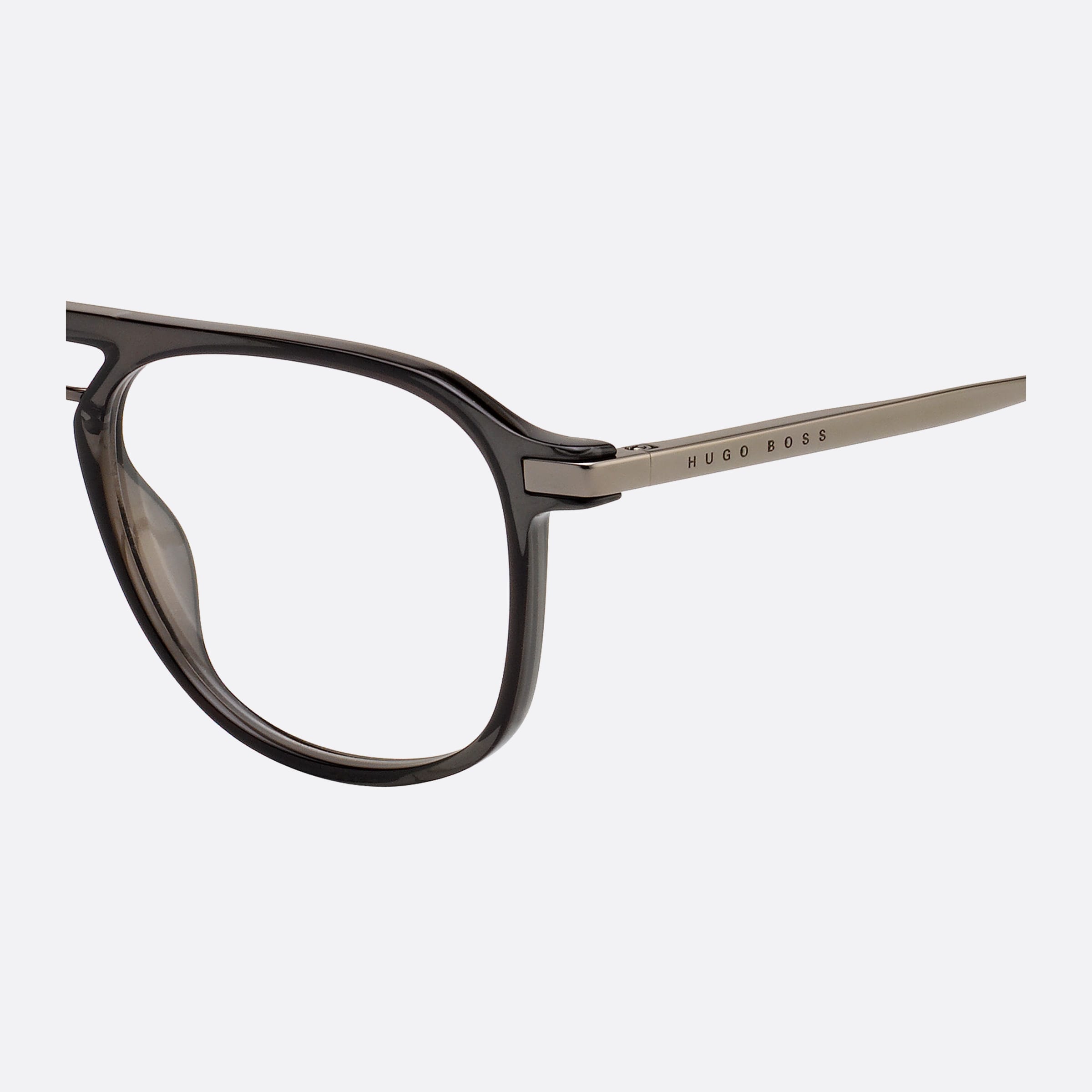 Boss 52mm Boss Kb7 Grey Pilot Men Eyeglasses - Detail View