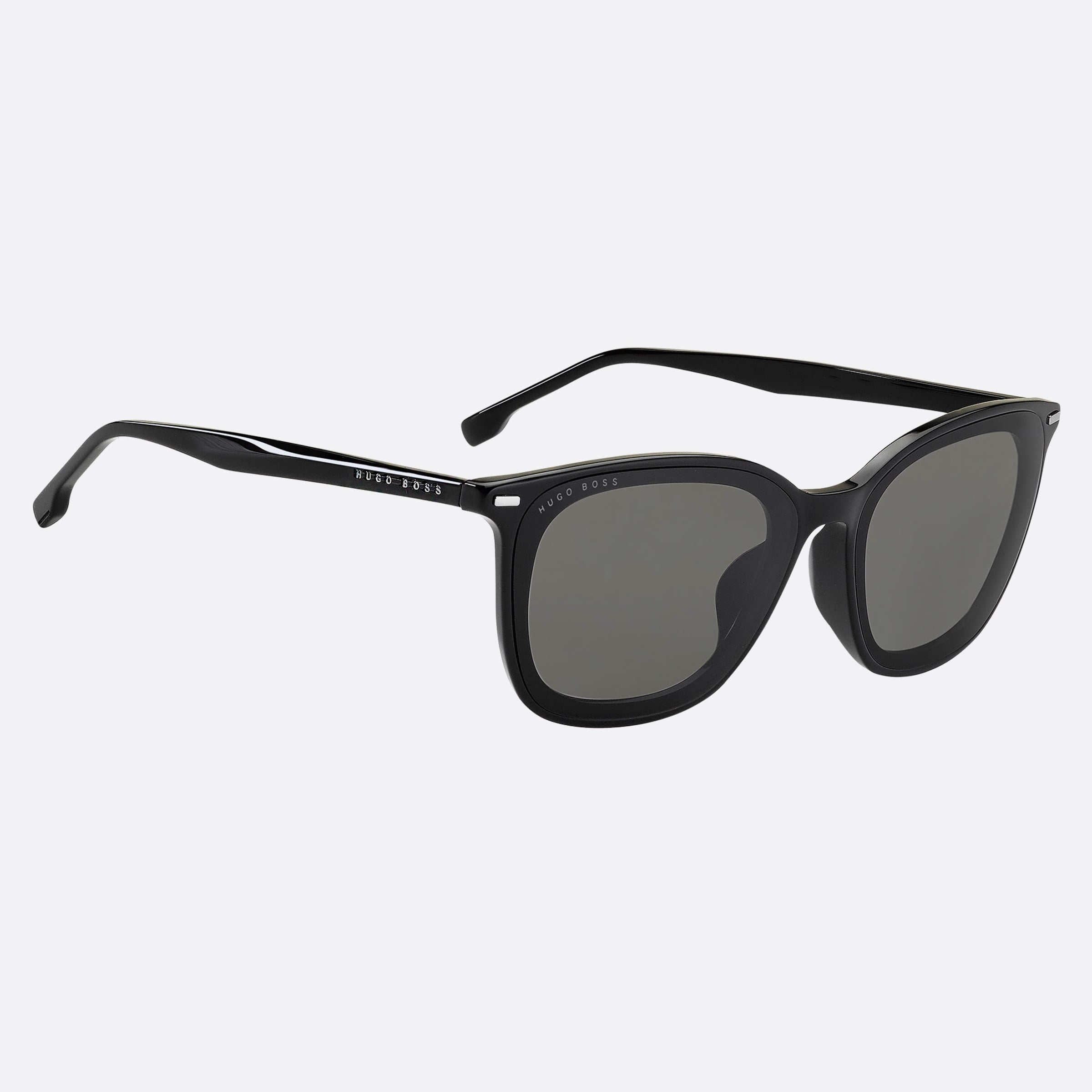 Boss 60mm Boss Black Squared Men Sunglasses - Detail View