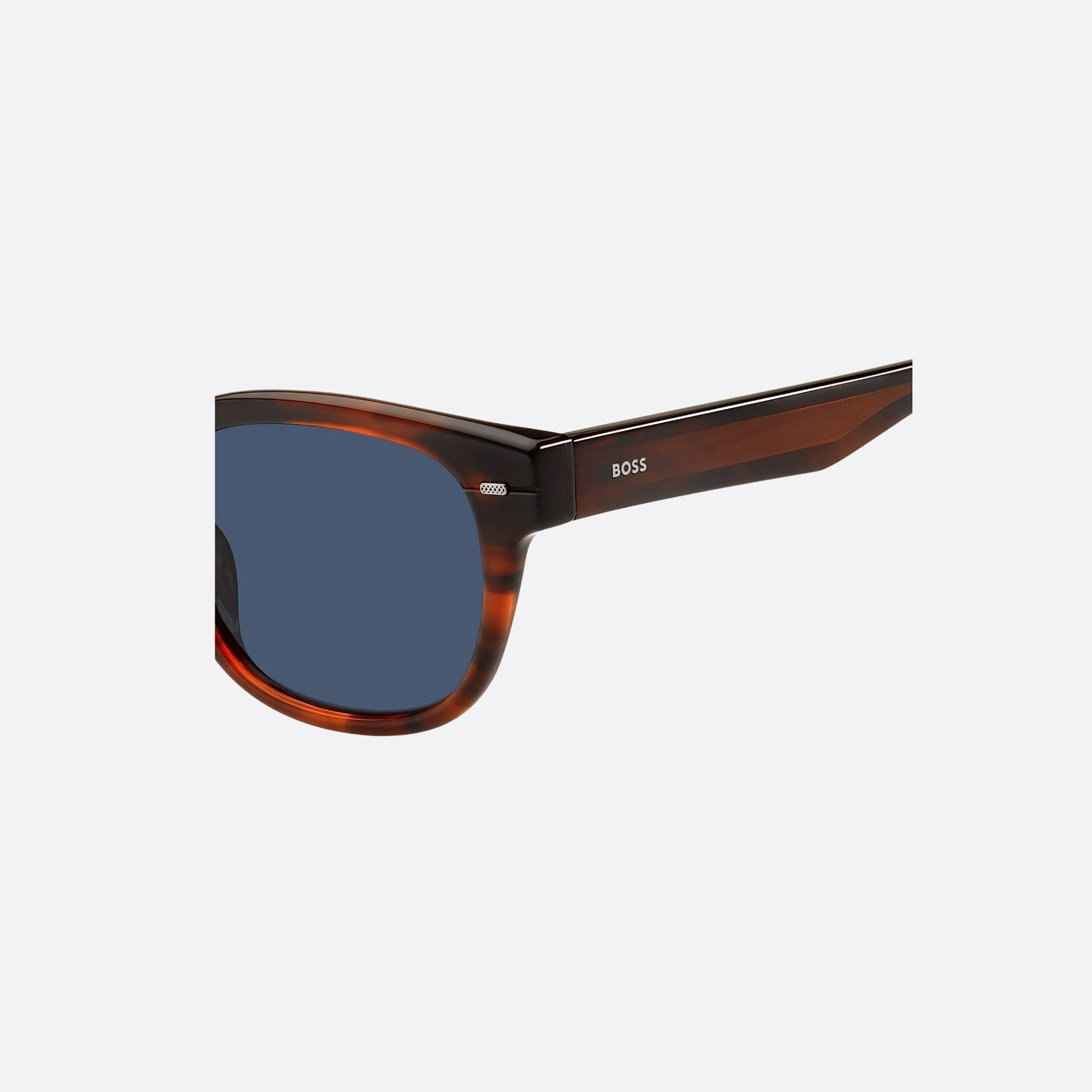 Boss 51mm Boss Ex4 Brown Squared Men Sunglasses - Lifestyle Shot