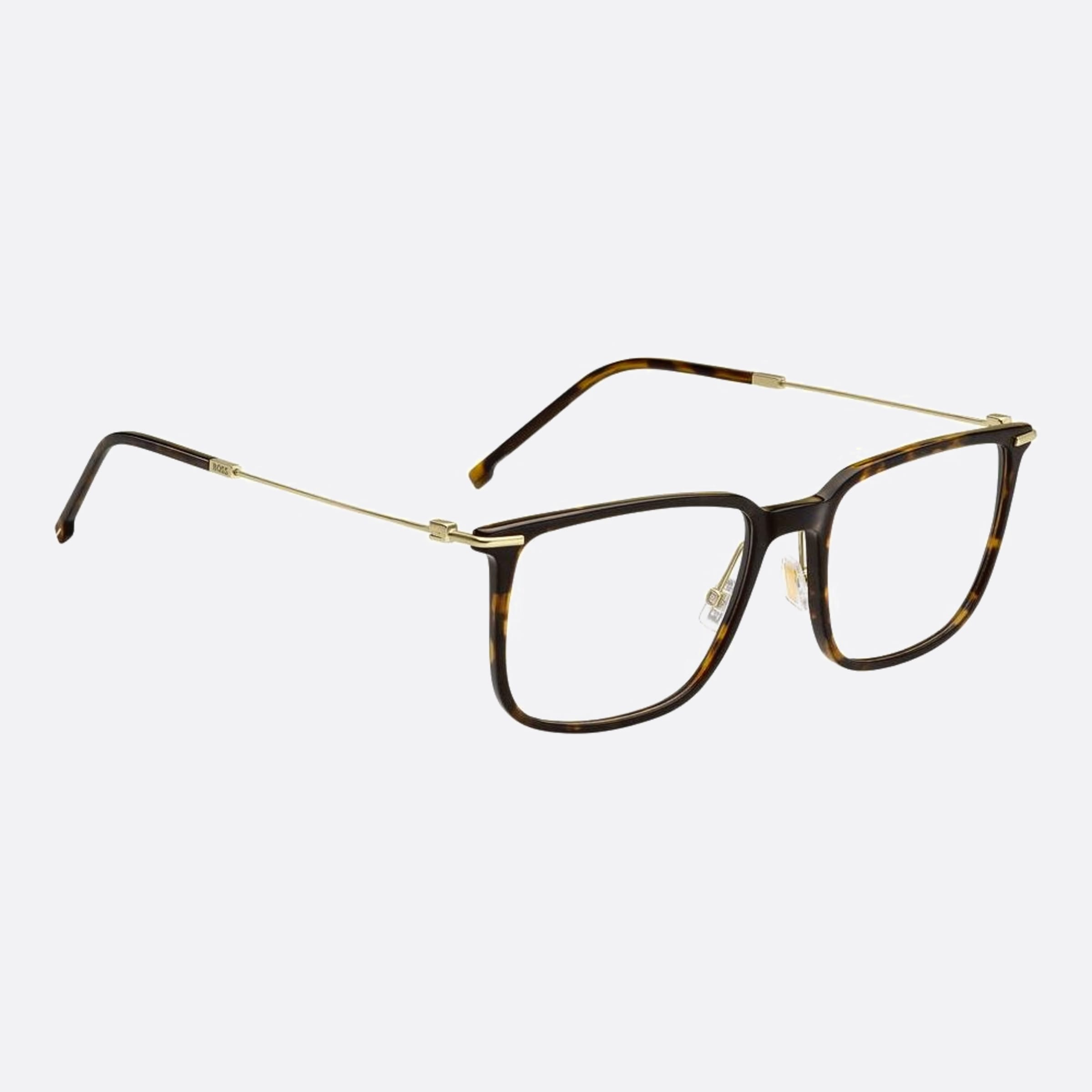 Boss 56mm Boss 2ik Havana Squared Men Eyeglasses - Detail View