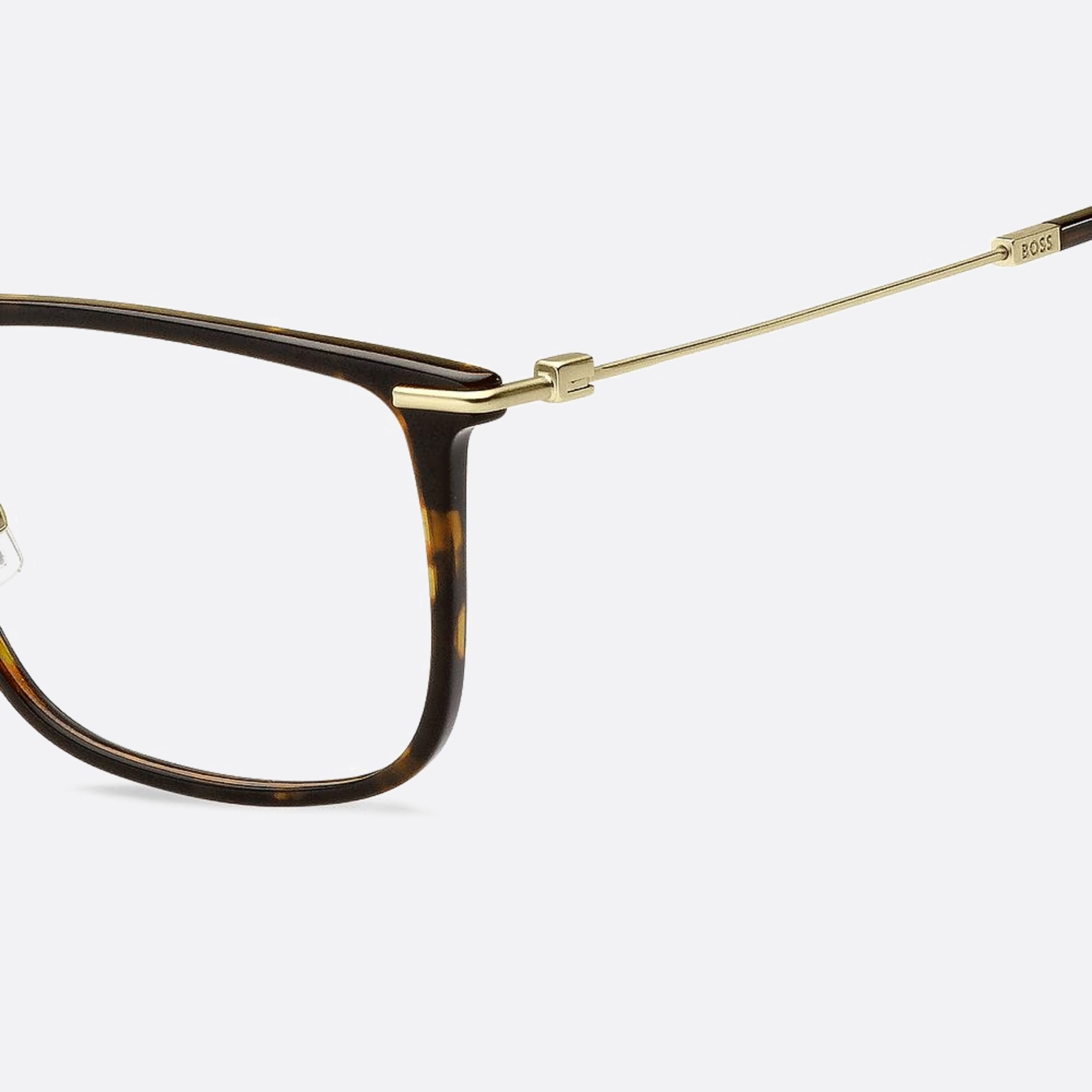 Boss 56mm Boss 2ik Havana Squared Men Eyeglasses - Lifestyle Shot