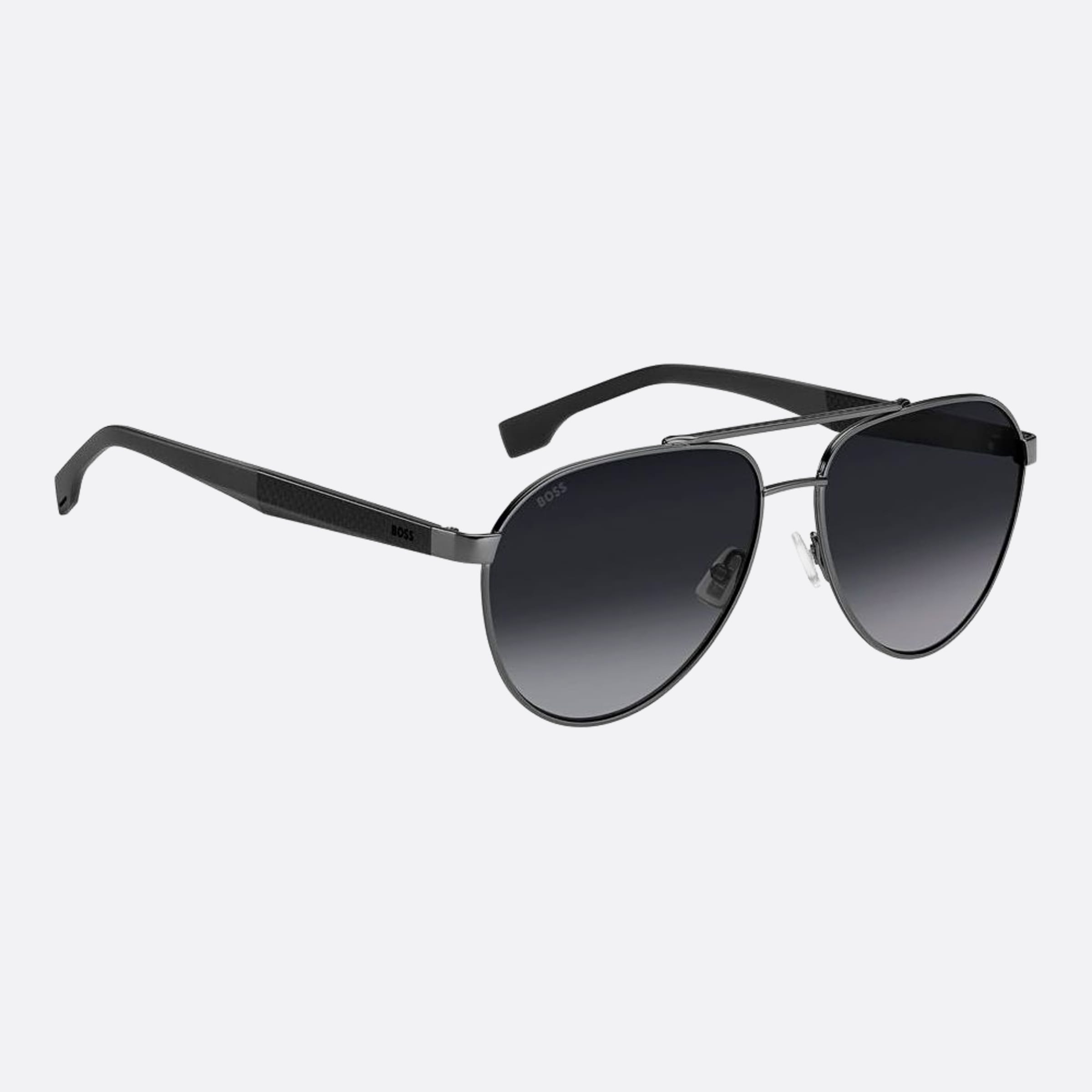 Boss 60mm Boss Pta Ruthenium Pilot Men Sunglasses - Detail View