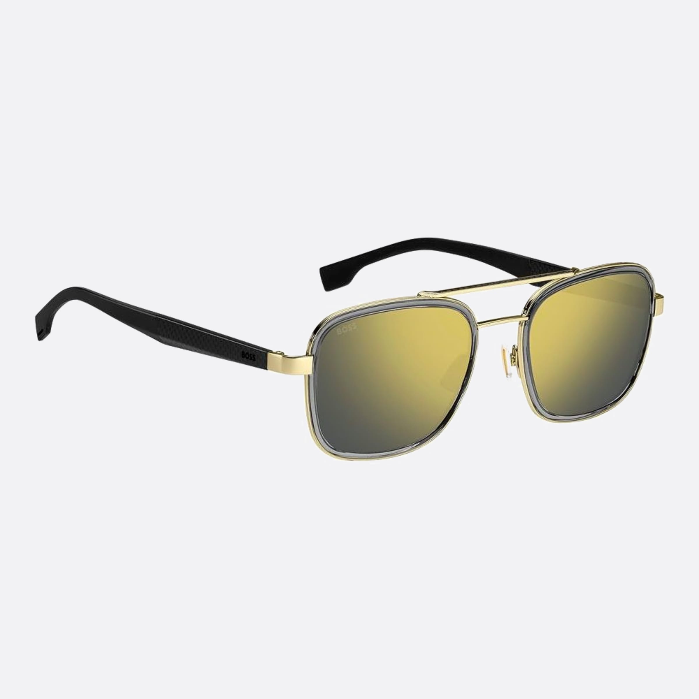 Boss 54mm Boss 2f7 Gold Pilot Men Sunglasses - Detail View