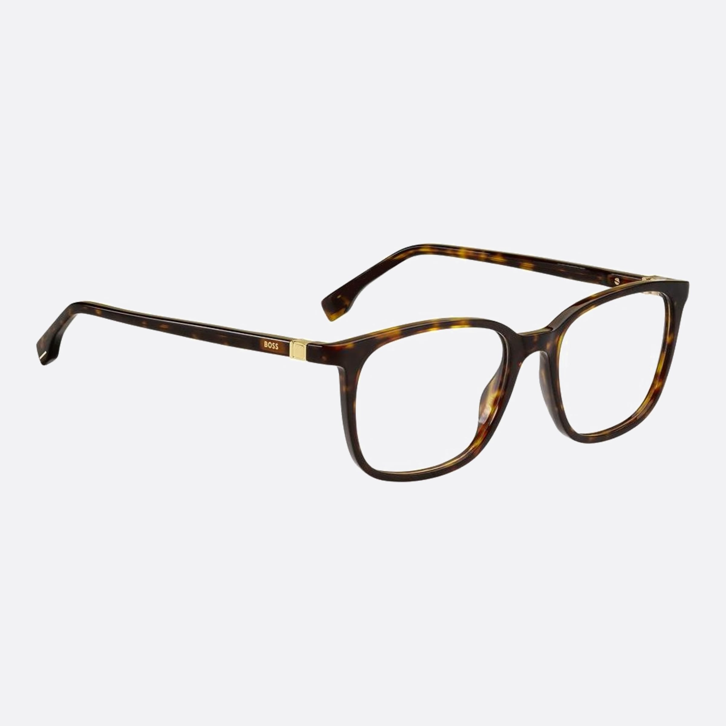 Boss 53mm Boss Havana Squared Men Eyeglasses - Detail View