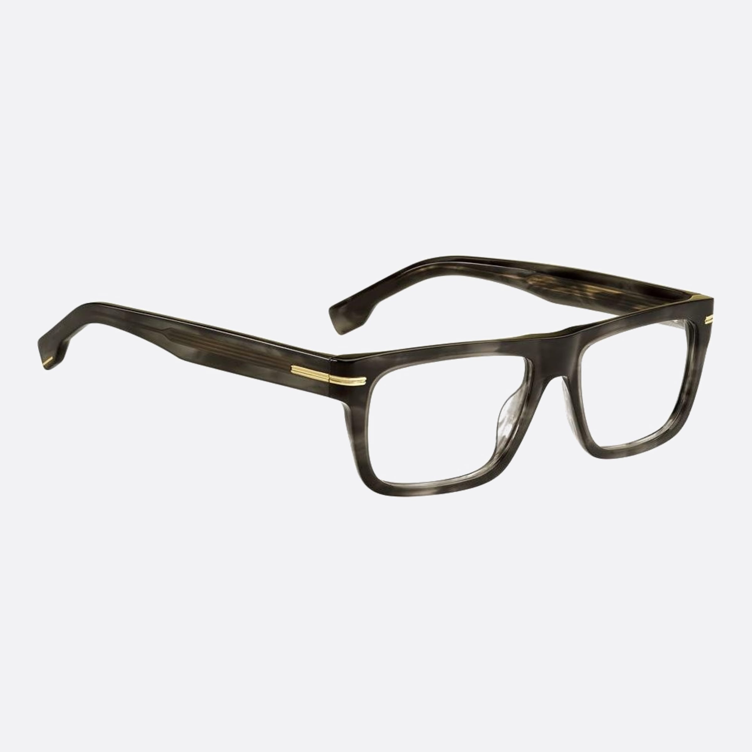 Boss 53mm Boss 2w8 Grey Squared Men Eyeglasses - Detail View
