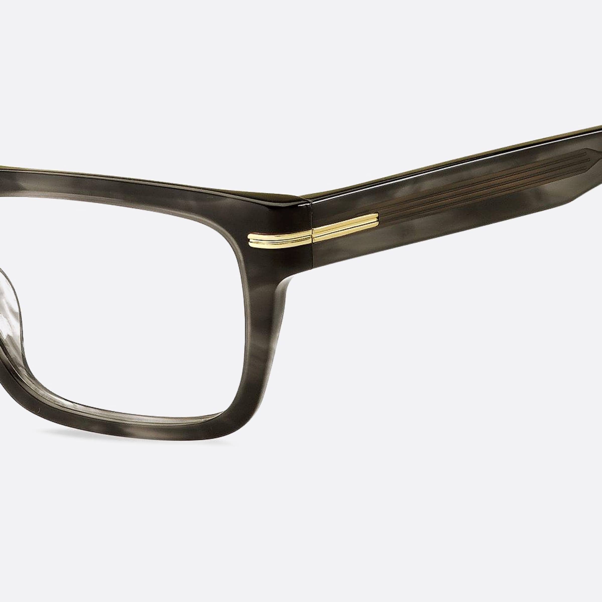 Boss 53mm Boss 2w8 Grey Squared Men Eyeglasses - Lifestyle Shot