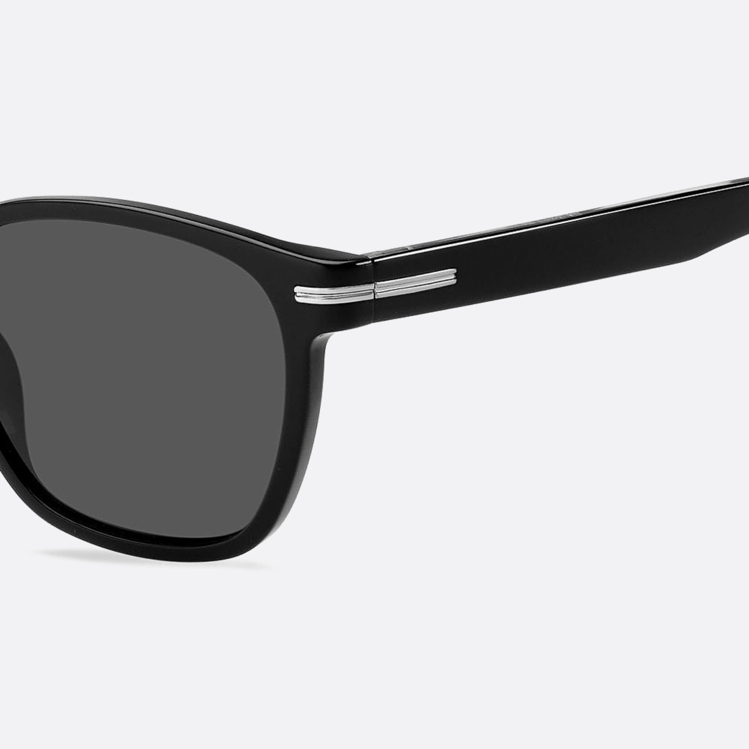 Boss 52mm Boss Black Squared Men Sunglasses - Lifestyle Shot