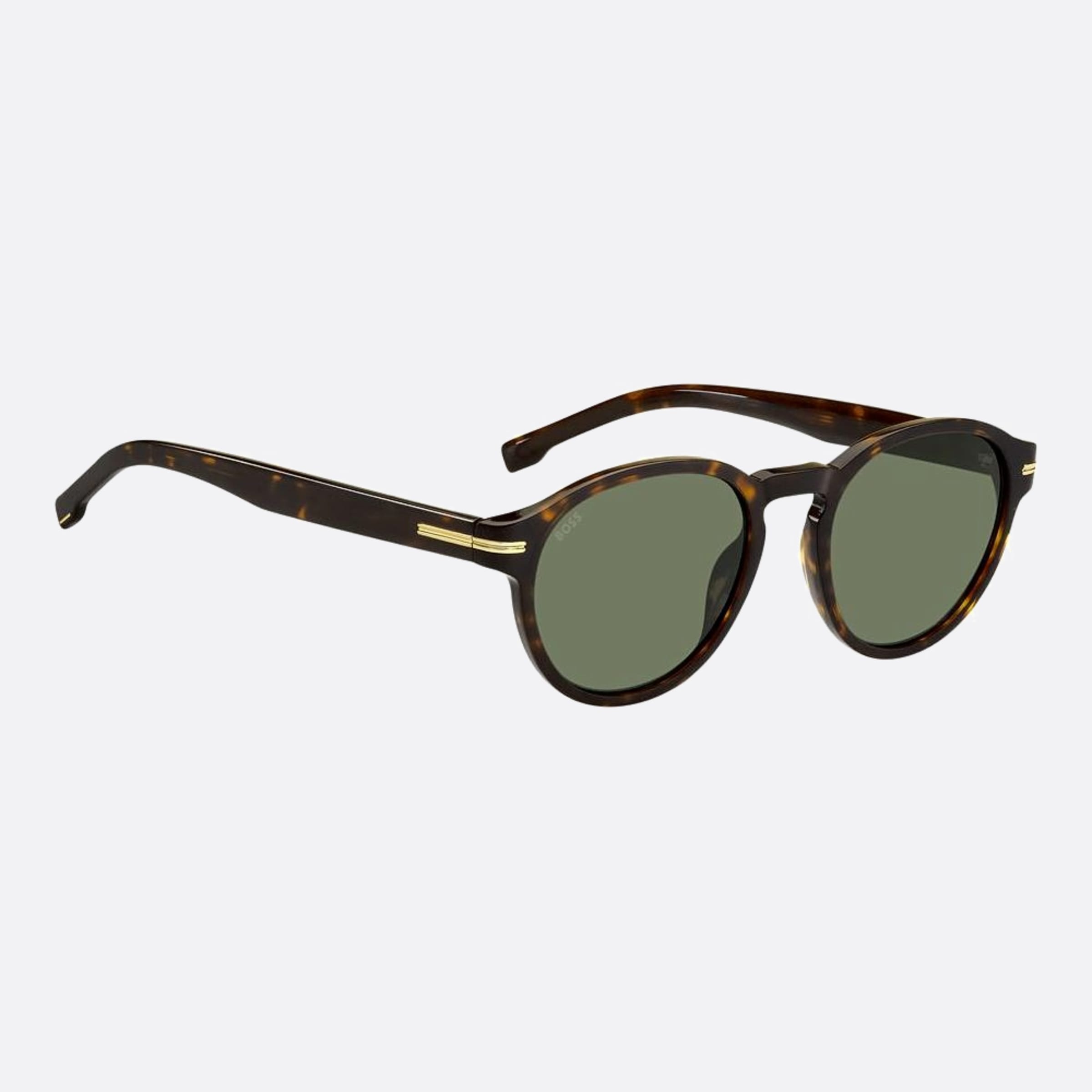 Boss 52mm Boss Havana Round Men Sunglasses - Detail View