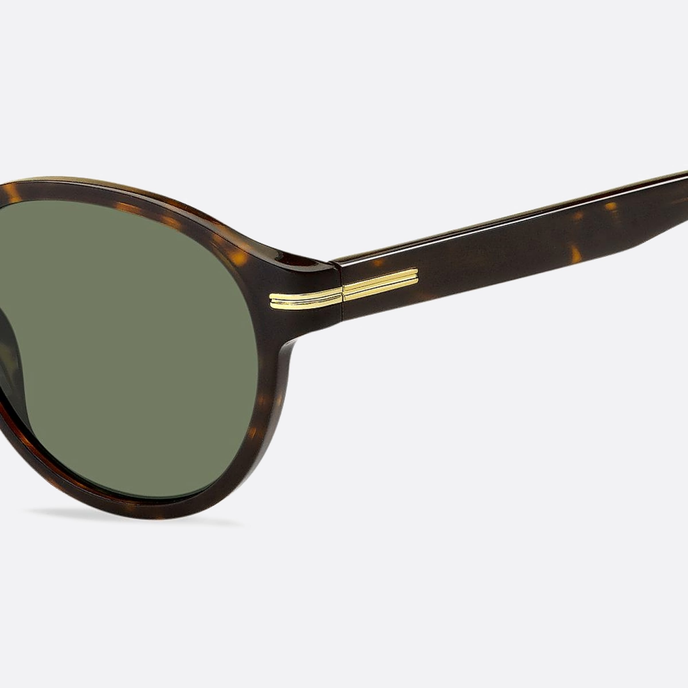Boss 52mm Boss Havana Round Men Sunglasses - Lifestyle Shot