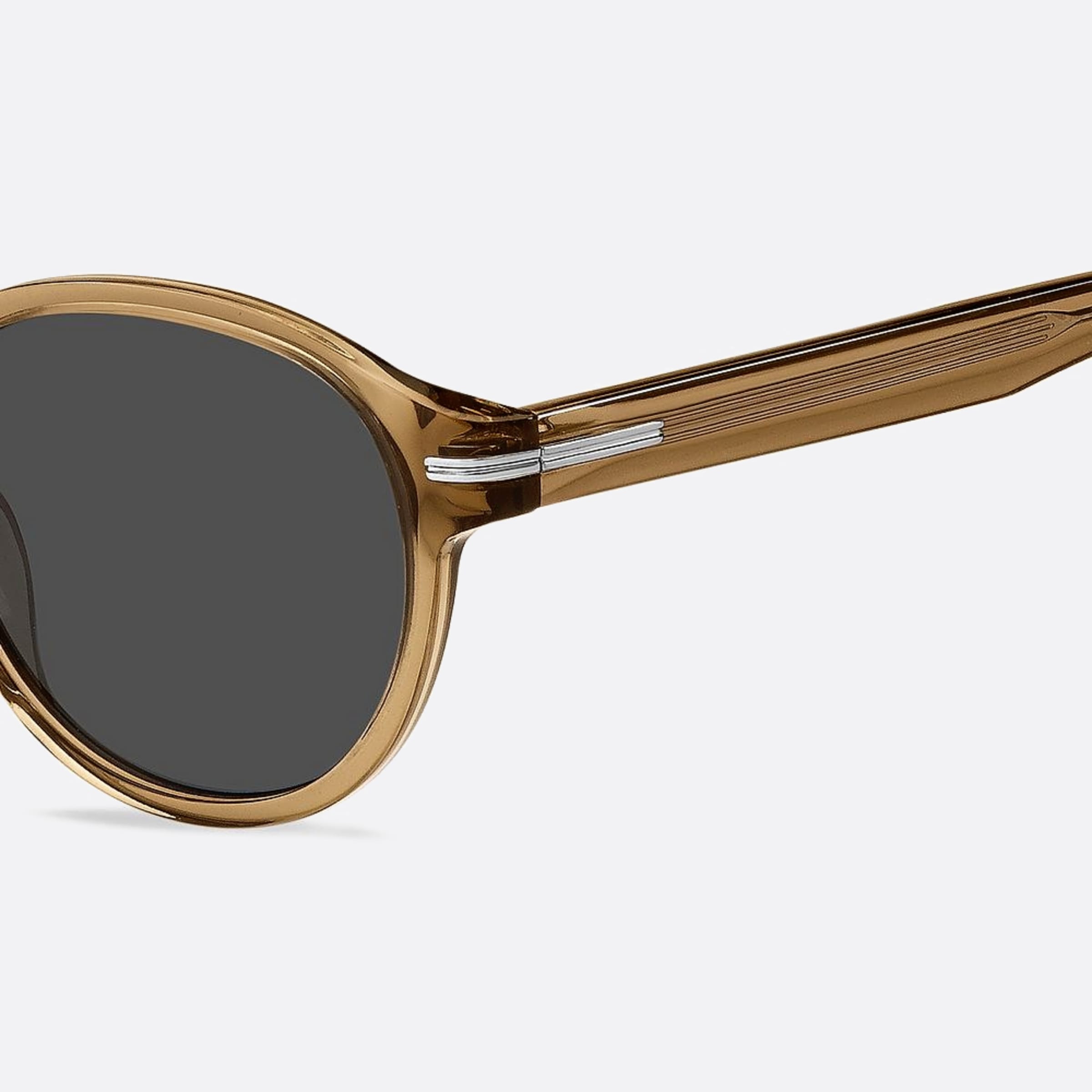 Boss 52mm Boss 10a Brown Round Men Sunglasses - Lifestyle Shot