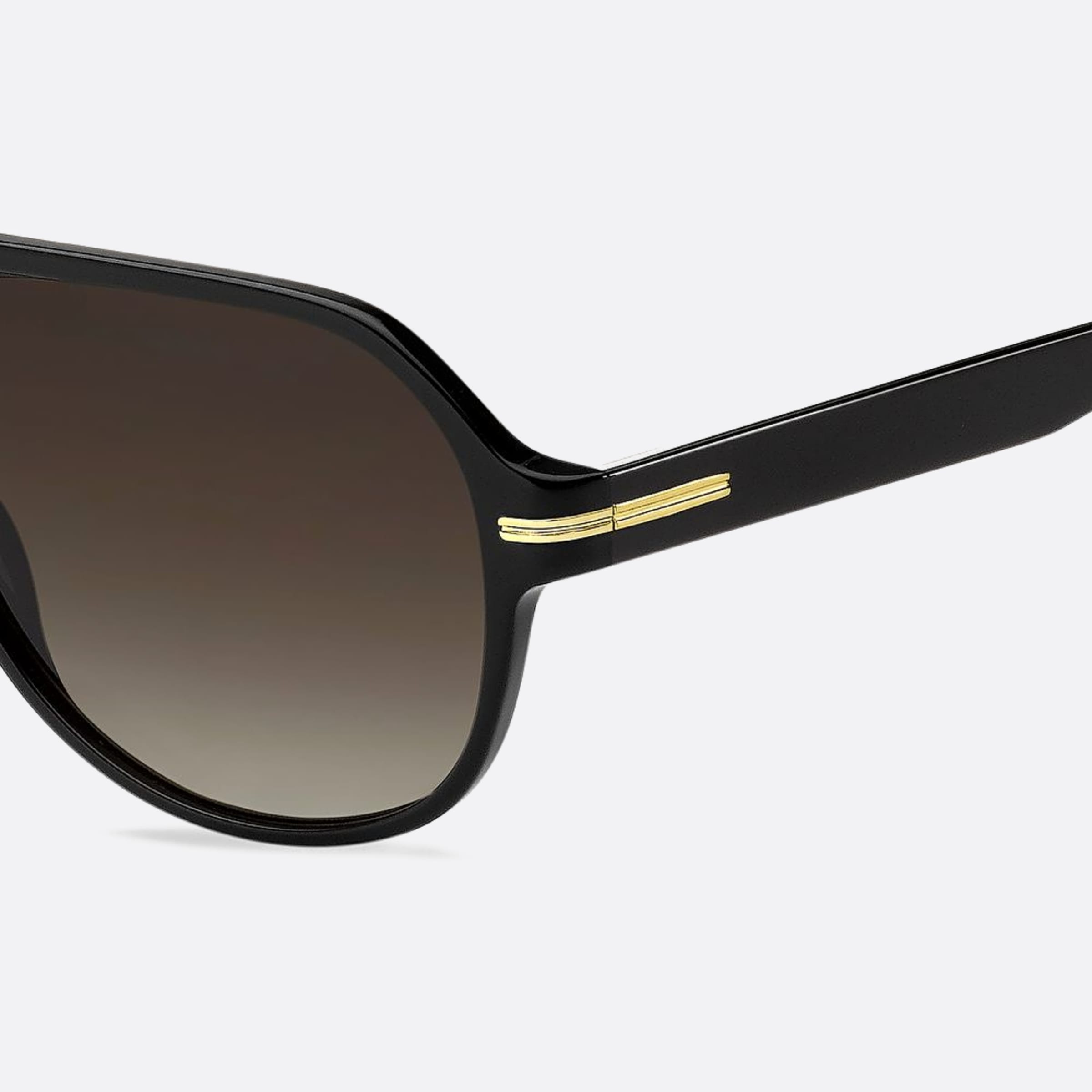 Boss 59mm Boss Black Squared Men Sunglasses - Lifestyle Shot