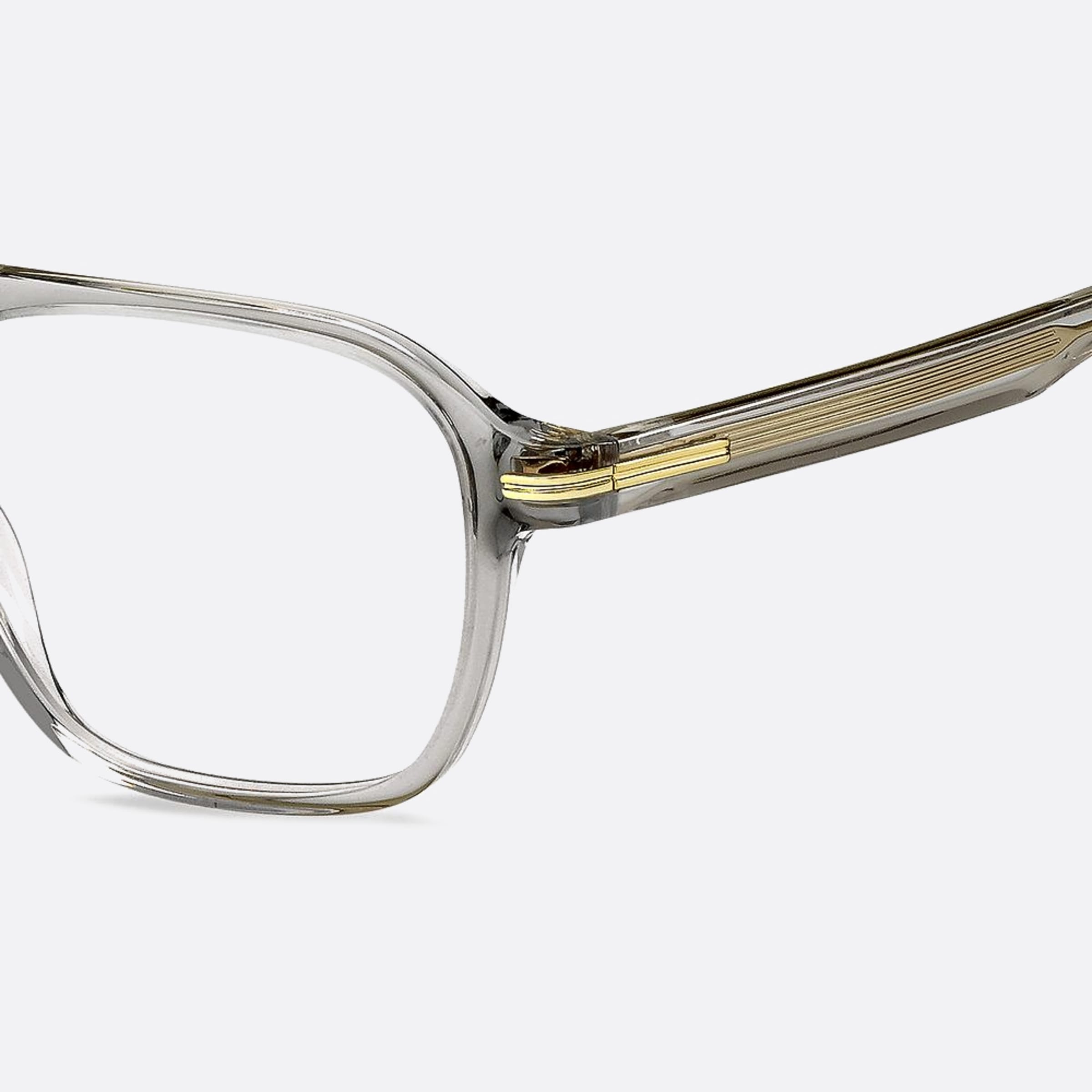 Boss 52mm Boss Kb7 Grey Geometric Men Eyeglasses - Lifestyle Shot