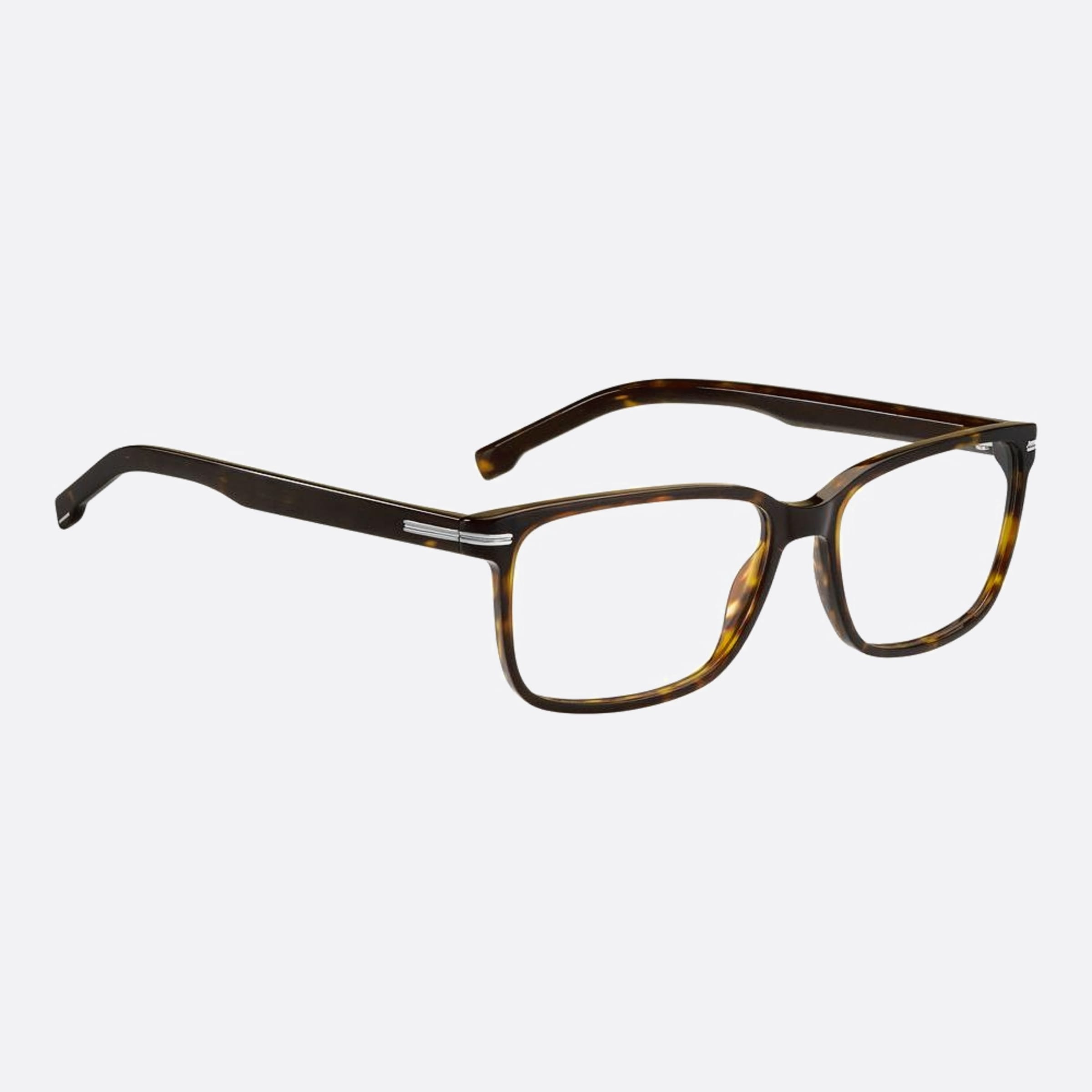 Boss 55mm Boss Havana Squared Men Eyeglasses - Detail View