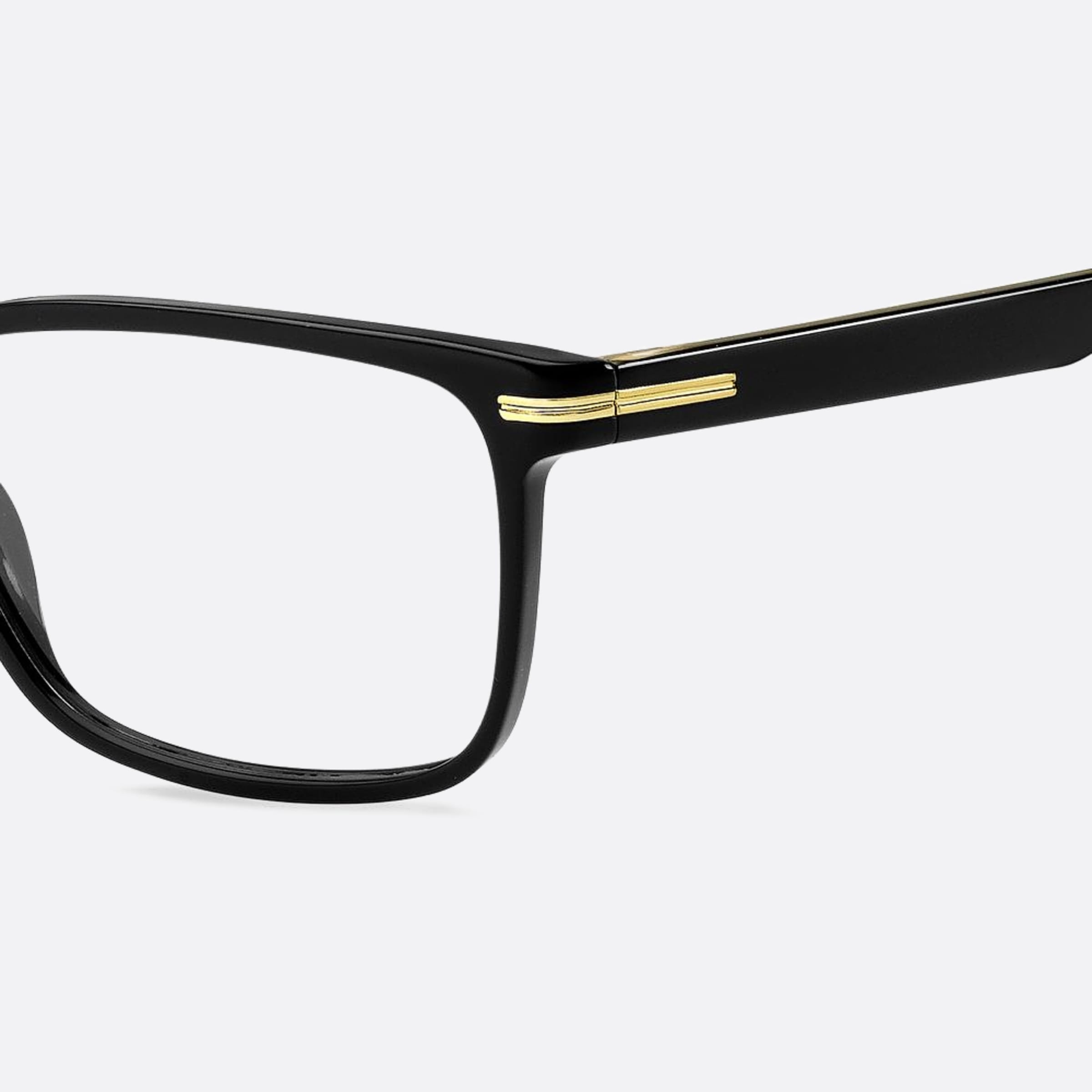 Boss 55mm Boss Black Squared Men Eyeglasses - Lifestyle Shot