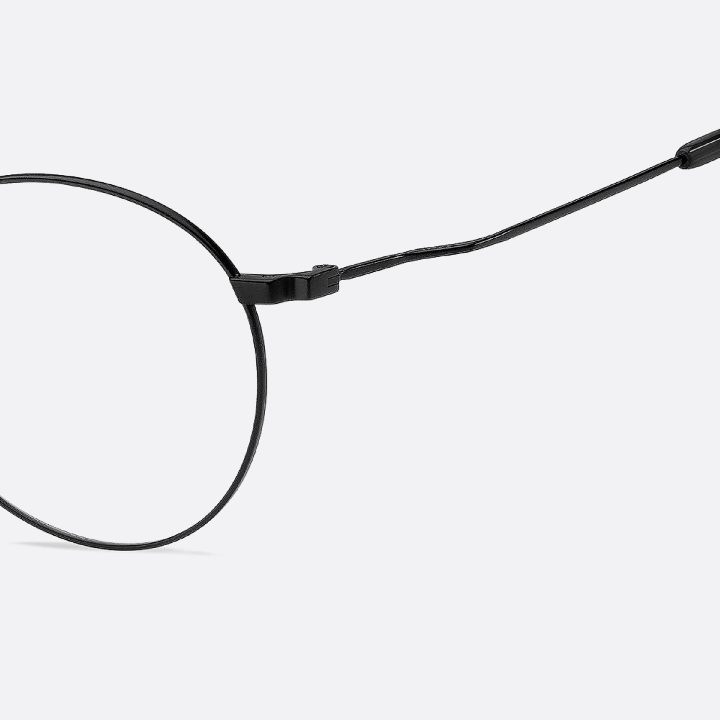 Boss 51mm Boss Black Round Men Eyeglasses - Lifestyle Shot