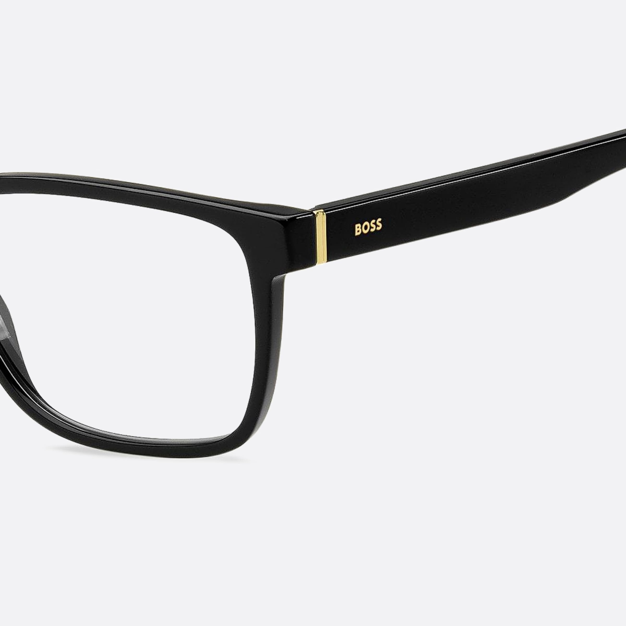 Boss 57mm Boss Black Squared Men Eyeglasses - Lifestyle Shot