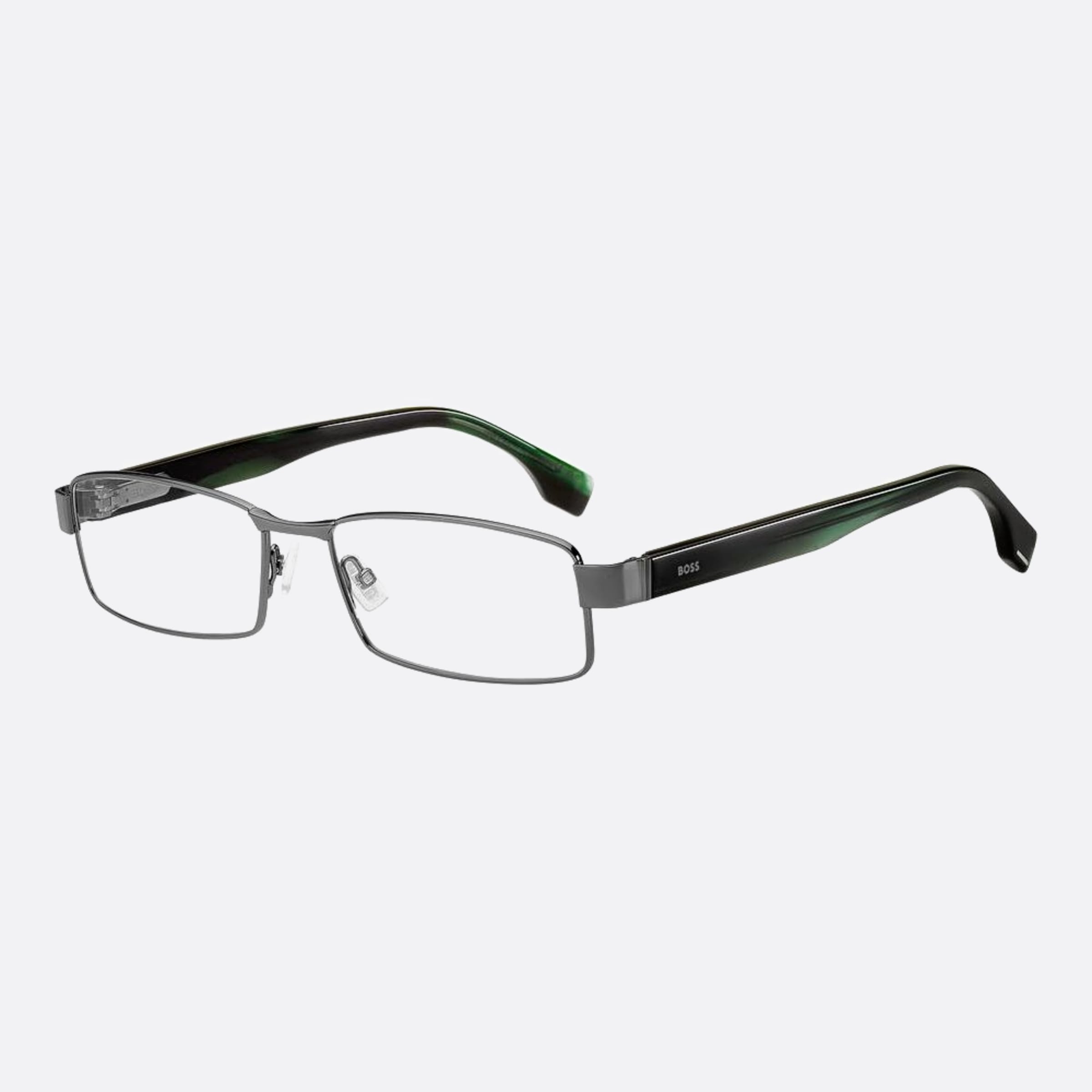 Boss 56mm Boss Asr Ruthenium Geometric Men Eyeglasses - Side View