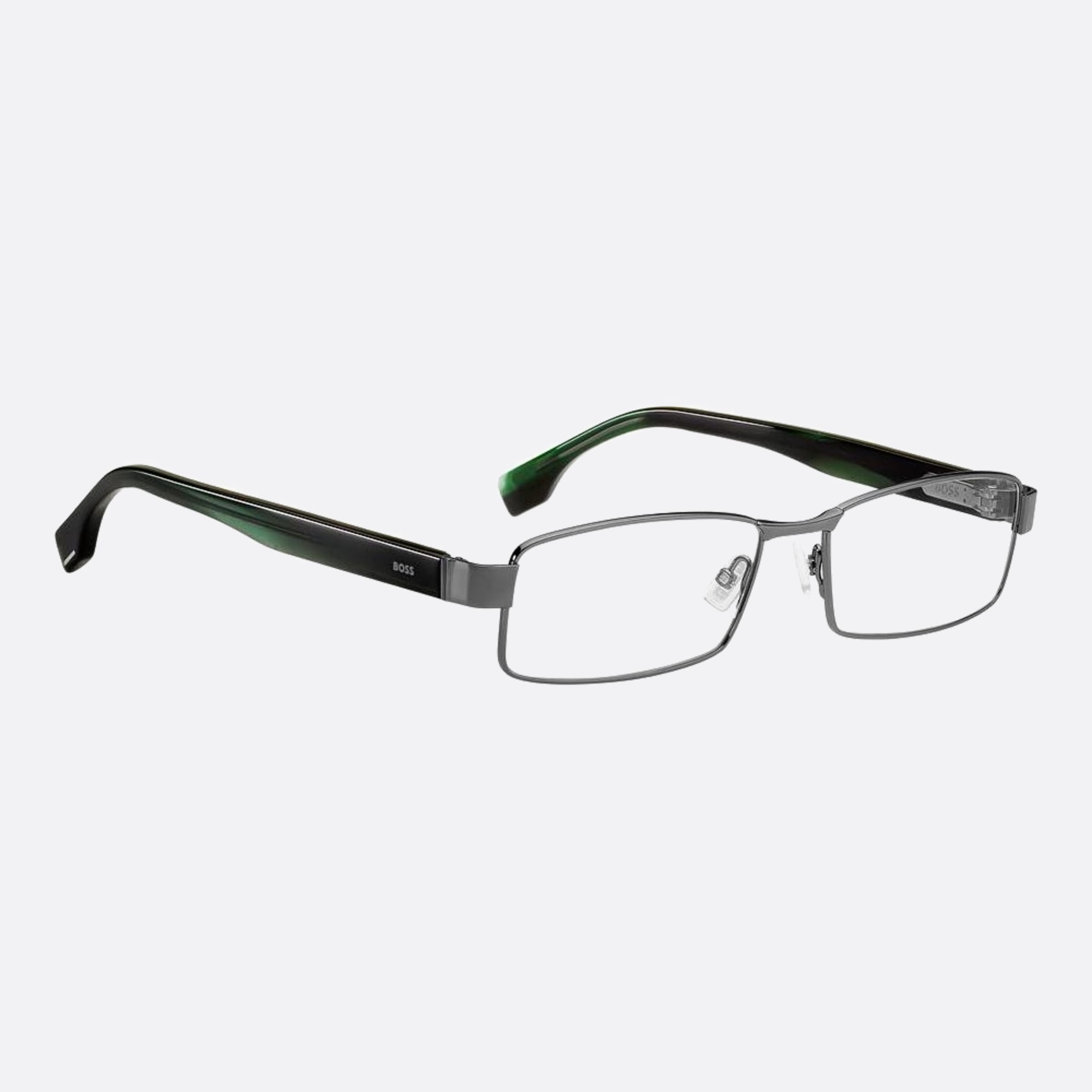Boss 56mm Boss Asr Ruthenium Geometric Men Eyeglasses - Detail View