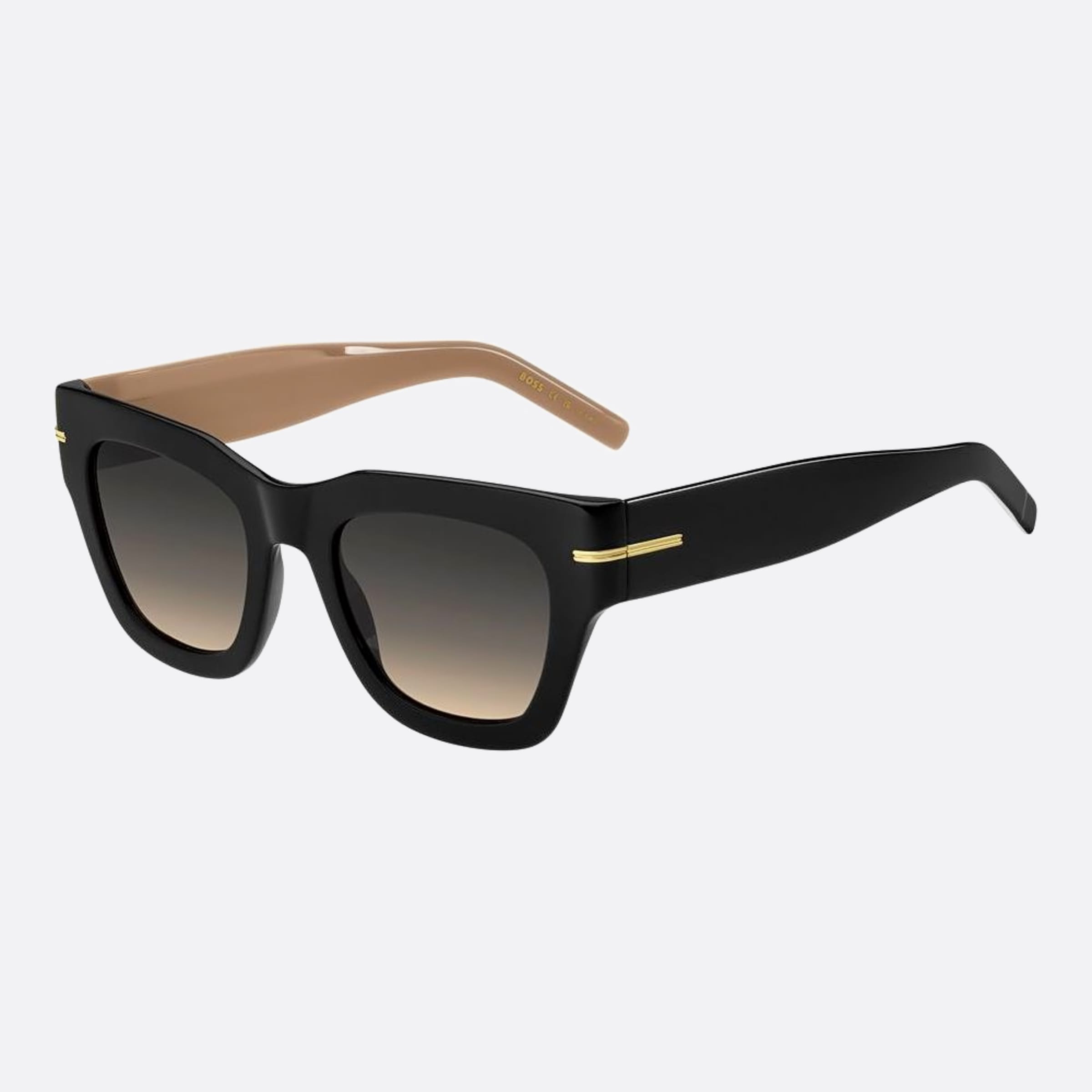 Boss 51mm Boss 0wm Black Squared Women Sunglasses - Lifestyle Shot