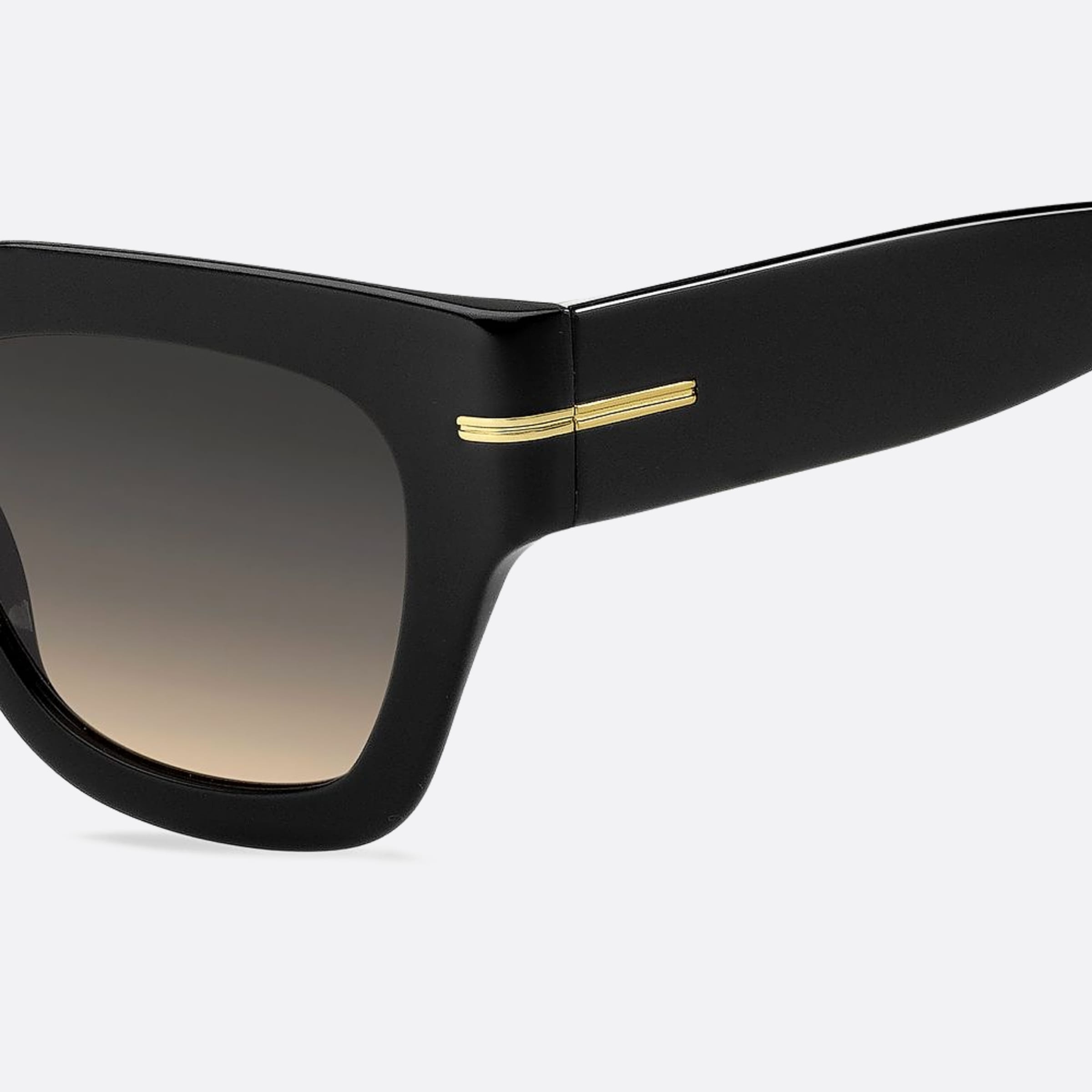 Boss 51mm Boss 0wm Black Squared Women Sunglasses - Additional Angle