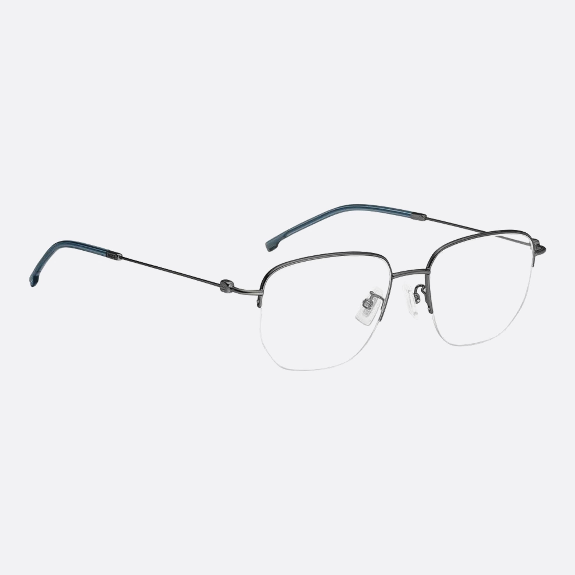 Boss 54mm Boss R80 Ruthenium Geometric Men Eyeglasses - Detail View