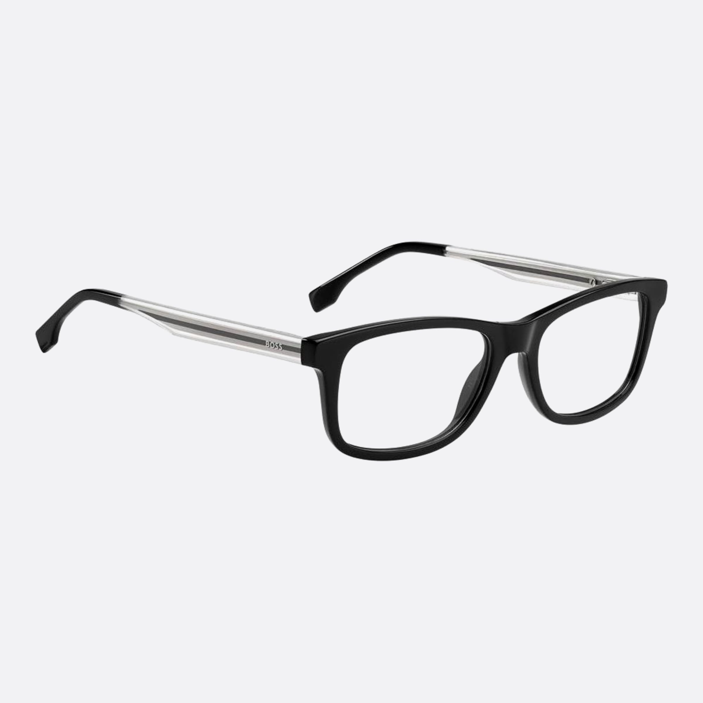 Boss 51mm Boss Junior 7c5 Black Geometric Children Eyeglasses - Detail View