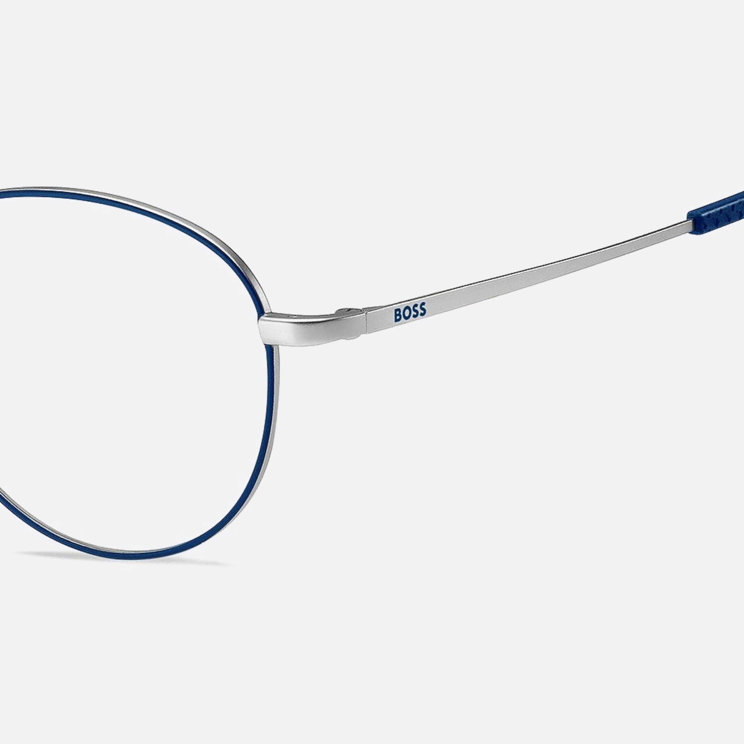 Boss 47mm Boss Junior Scb Silver Round Children Eyeglasses - Lifestyle Shot