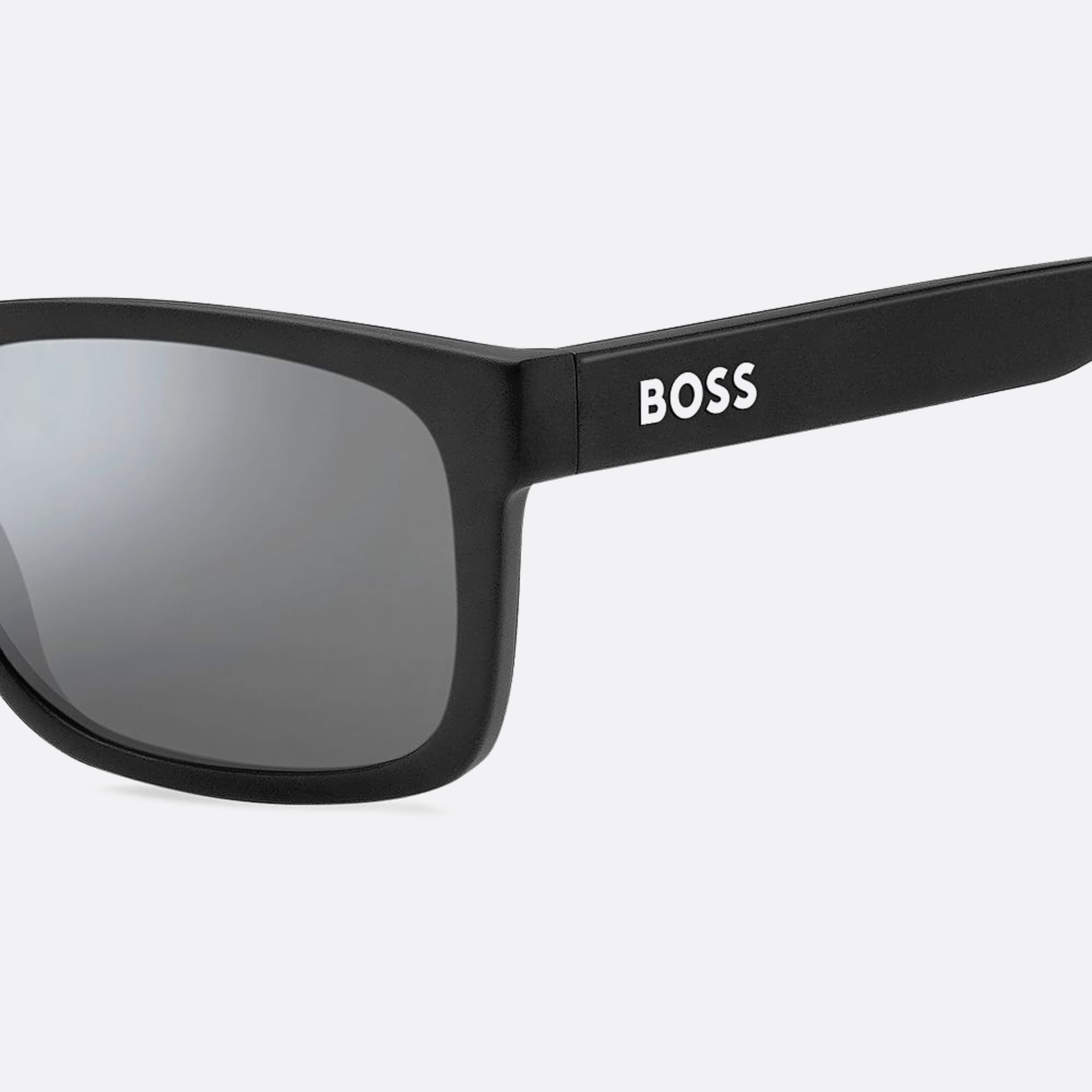 Boss 55mm Boss Black Geometric Men Sunglasses - Lifestyle Shot