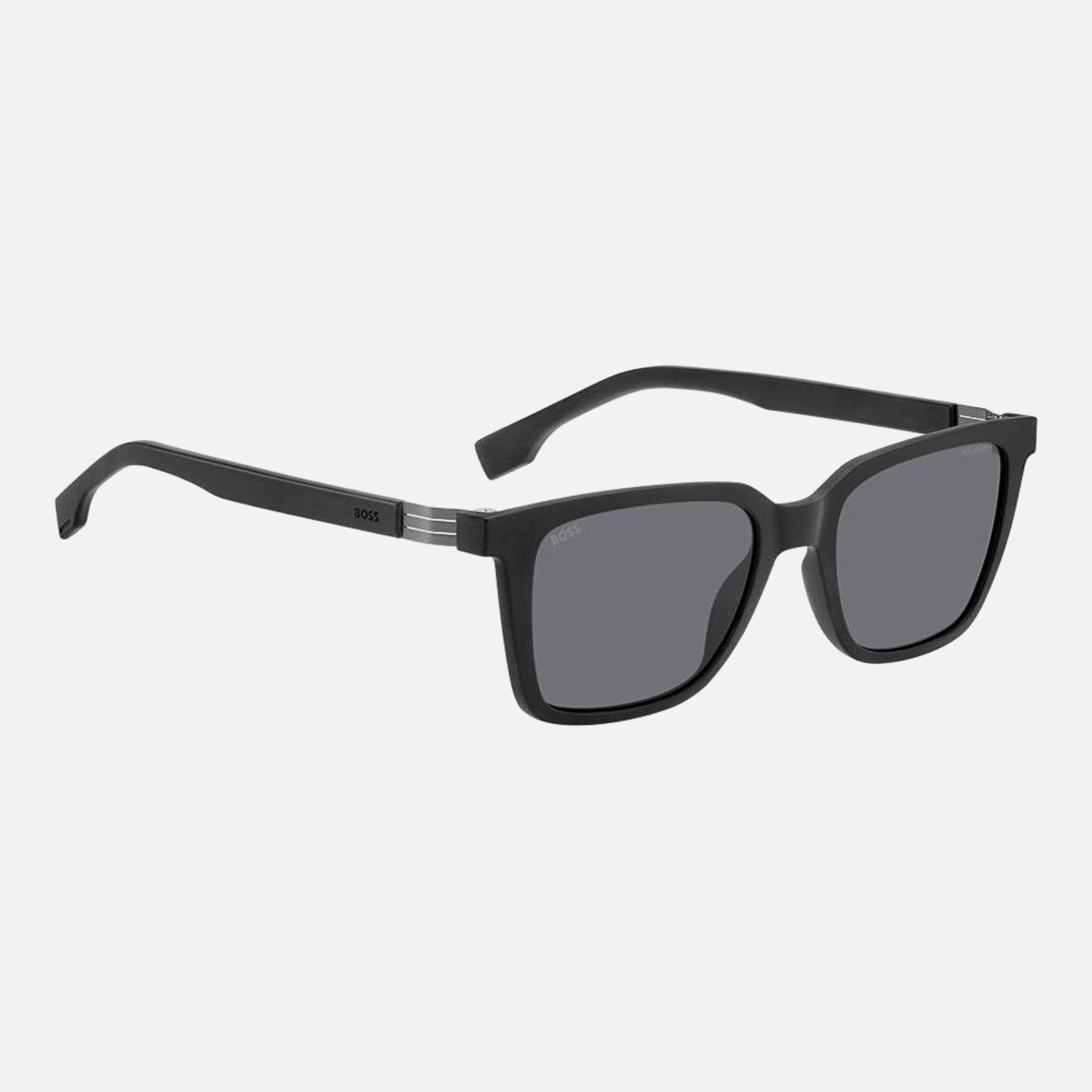 Boss 53mm Boss Black Squared Men Sunglasses - Lifestyle Shot